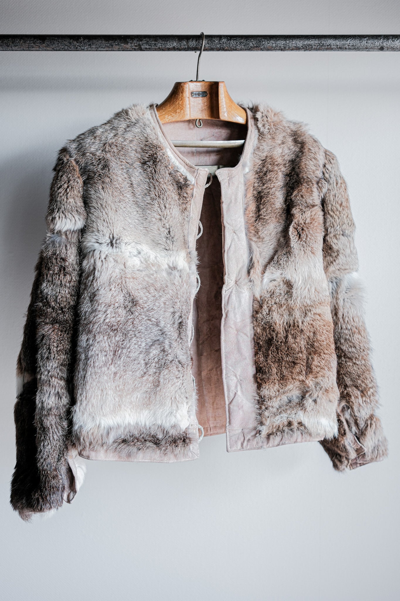 【~40's】WWⅡ German Army Rabbit Fur Lined Winter Jacket "Wehrmacht"