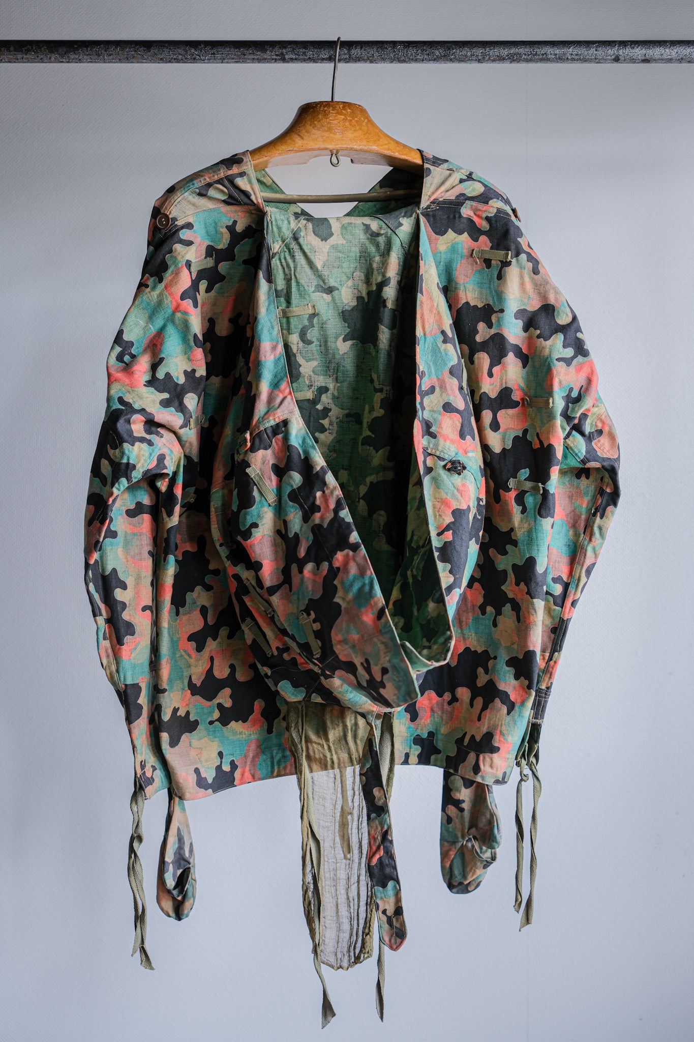 【~50's】Czechoslovakian Army Dubaky Camouflage Reversible Smock "Dead Stock"