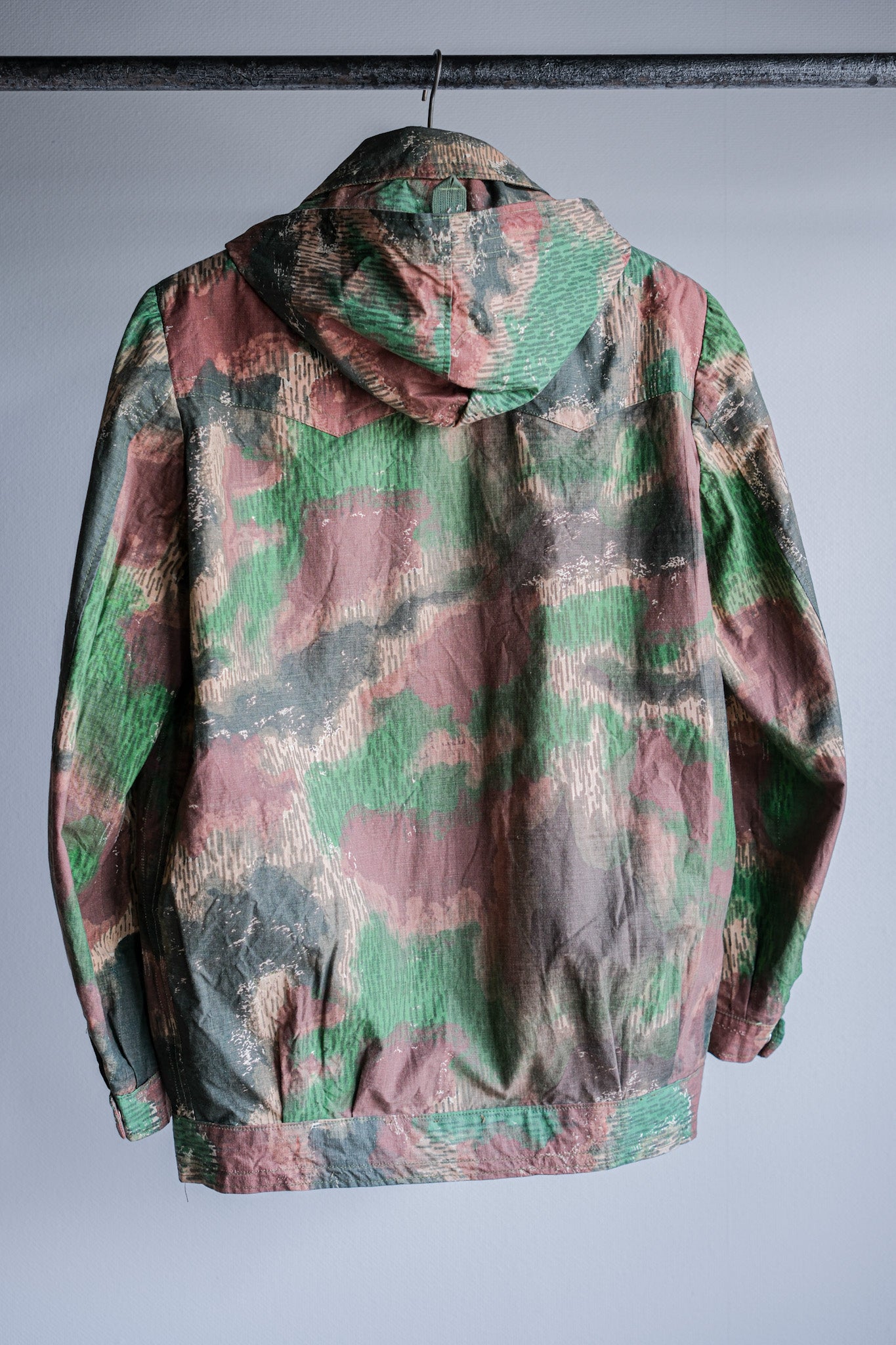 【~60's】Czechoslovakian Army Sumpfmuster Pattern Camouflage Jacket With Hood "Localmade"