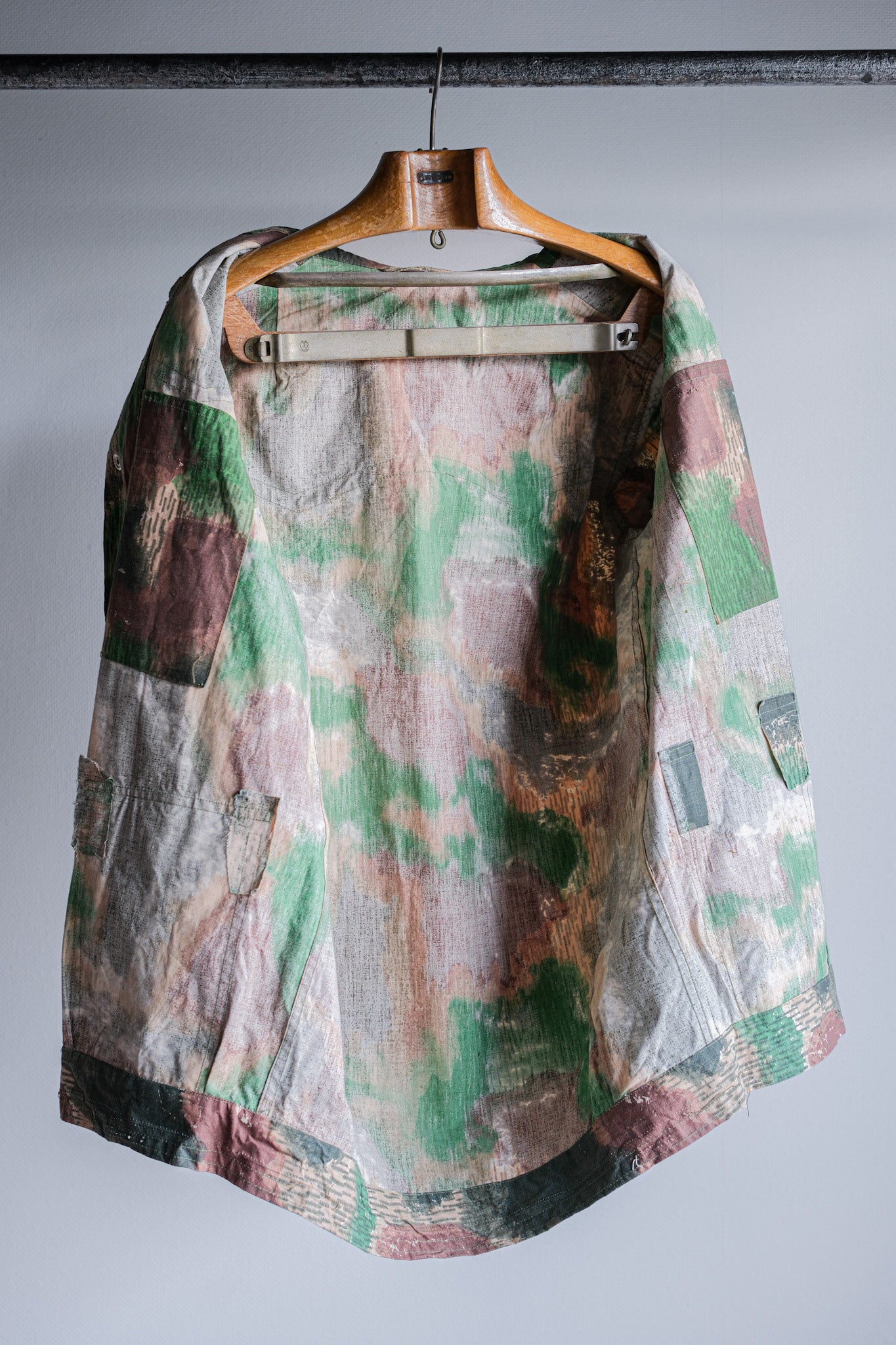 【~60's】Czechoslovakian Army Sumpfmuster Pattern Camouflage Jacket With Hood "Localmade"