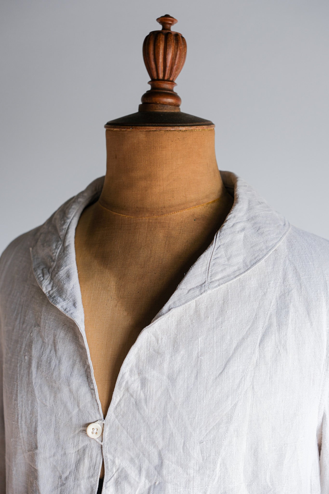 【~30's】French Navy Linen Sailor Work Smock Size.B4 "Marine Nationale"