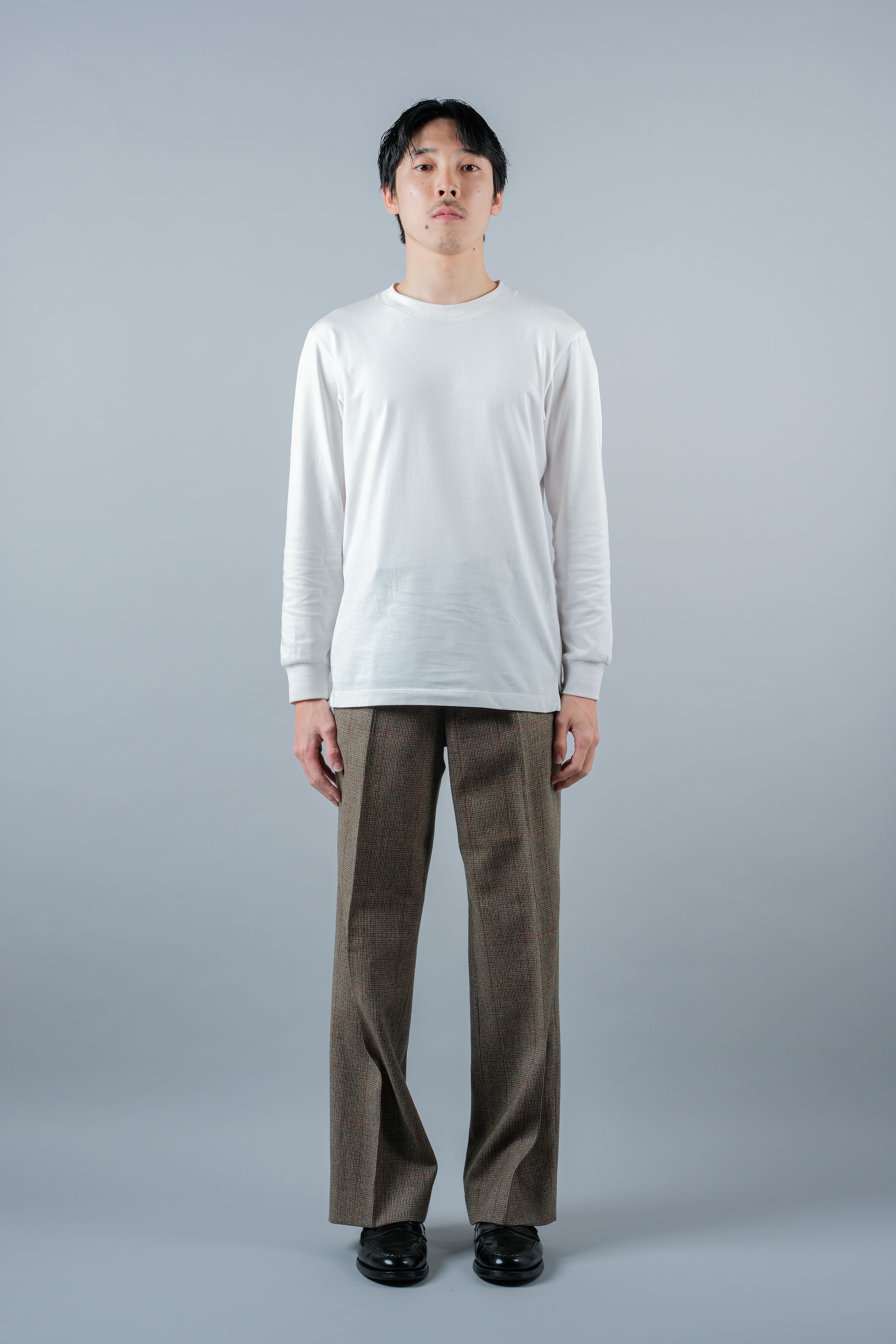 【~70's】British Vintage Wool Plaid Trousers