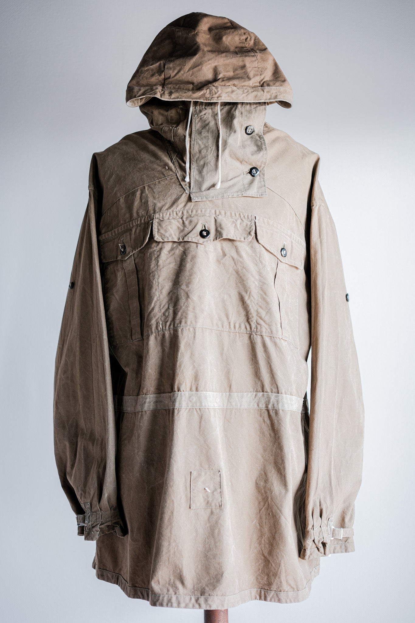 【~40's】WWⅡ German Army M42 Gebirgsjäger Reversible Windbluse Size.4 "1st Type" "Wehrmacht"