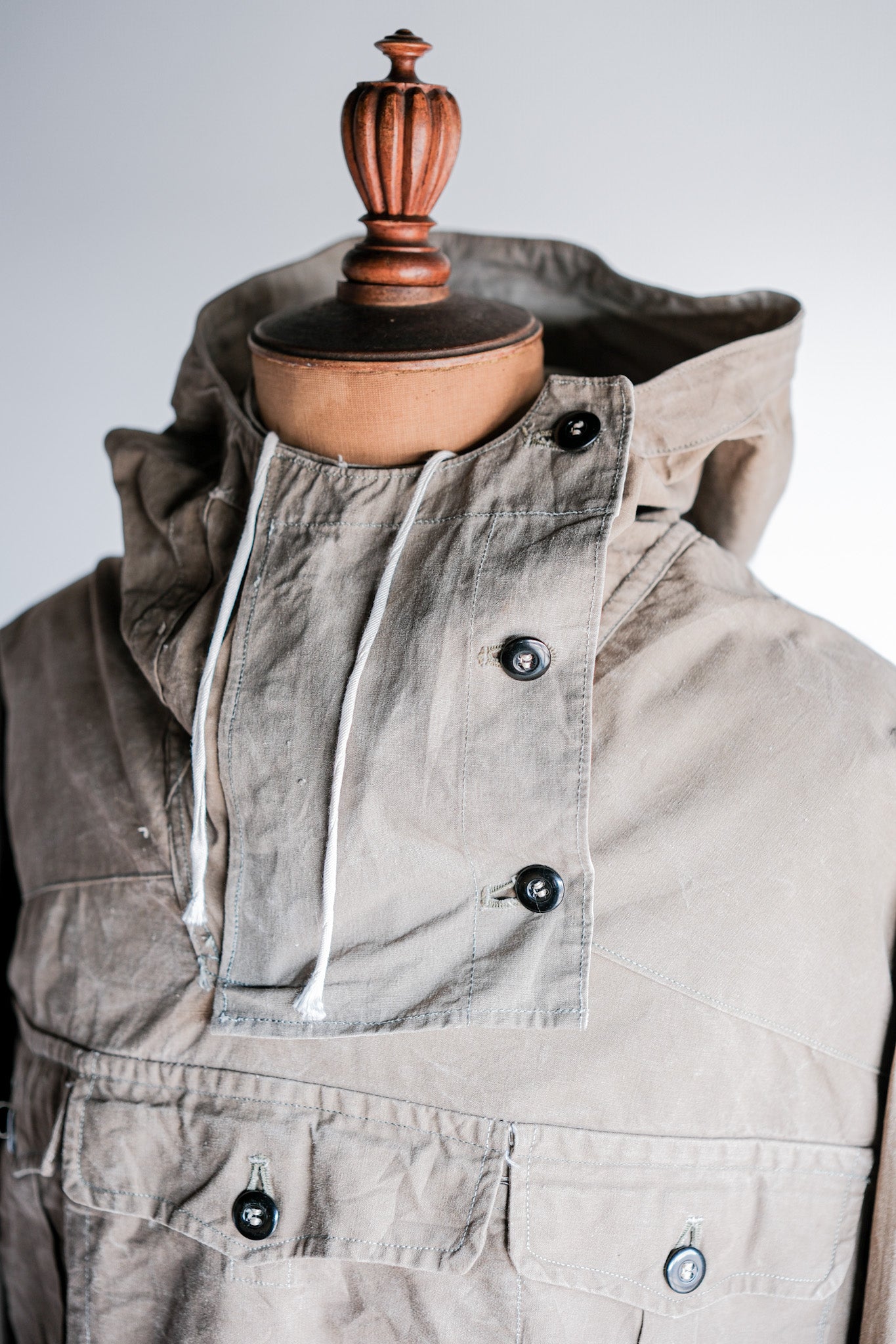 【~40's】WWⅡ German Army M42 Gebirgsjäger Reversible Windbluse Size.4 "1st Type" "Wehrmacht"