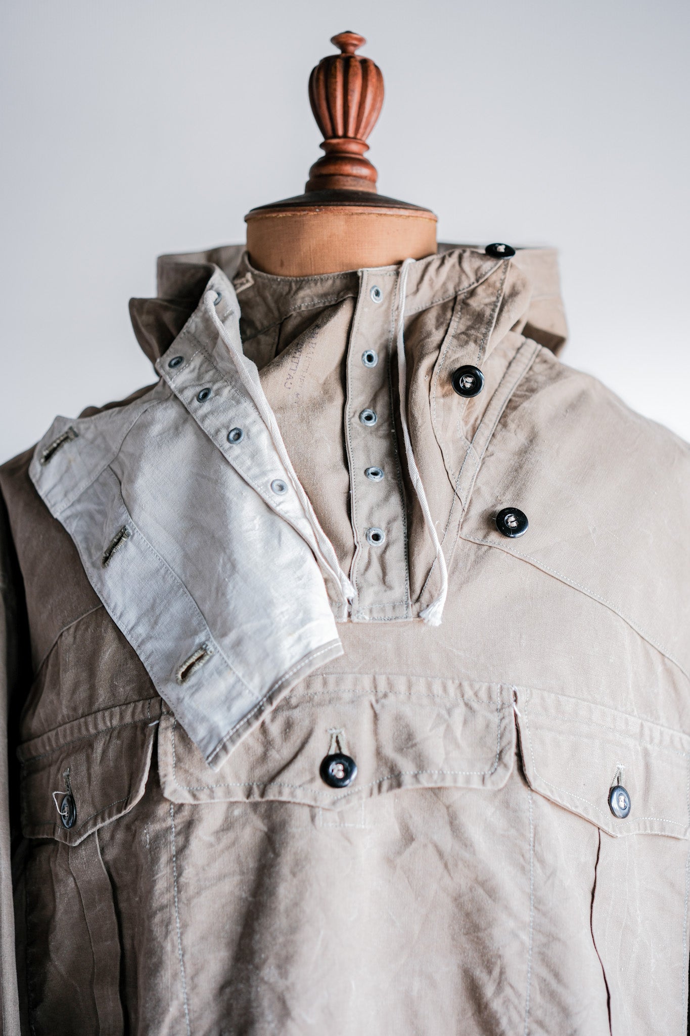 【~40's】WWⅡ German Army M42 Gebirgsjäger Reversible Windbluse Size.4 "1st Type" "Wehrmacht"