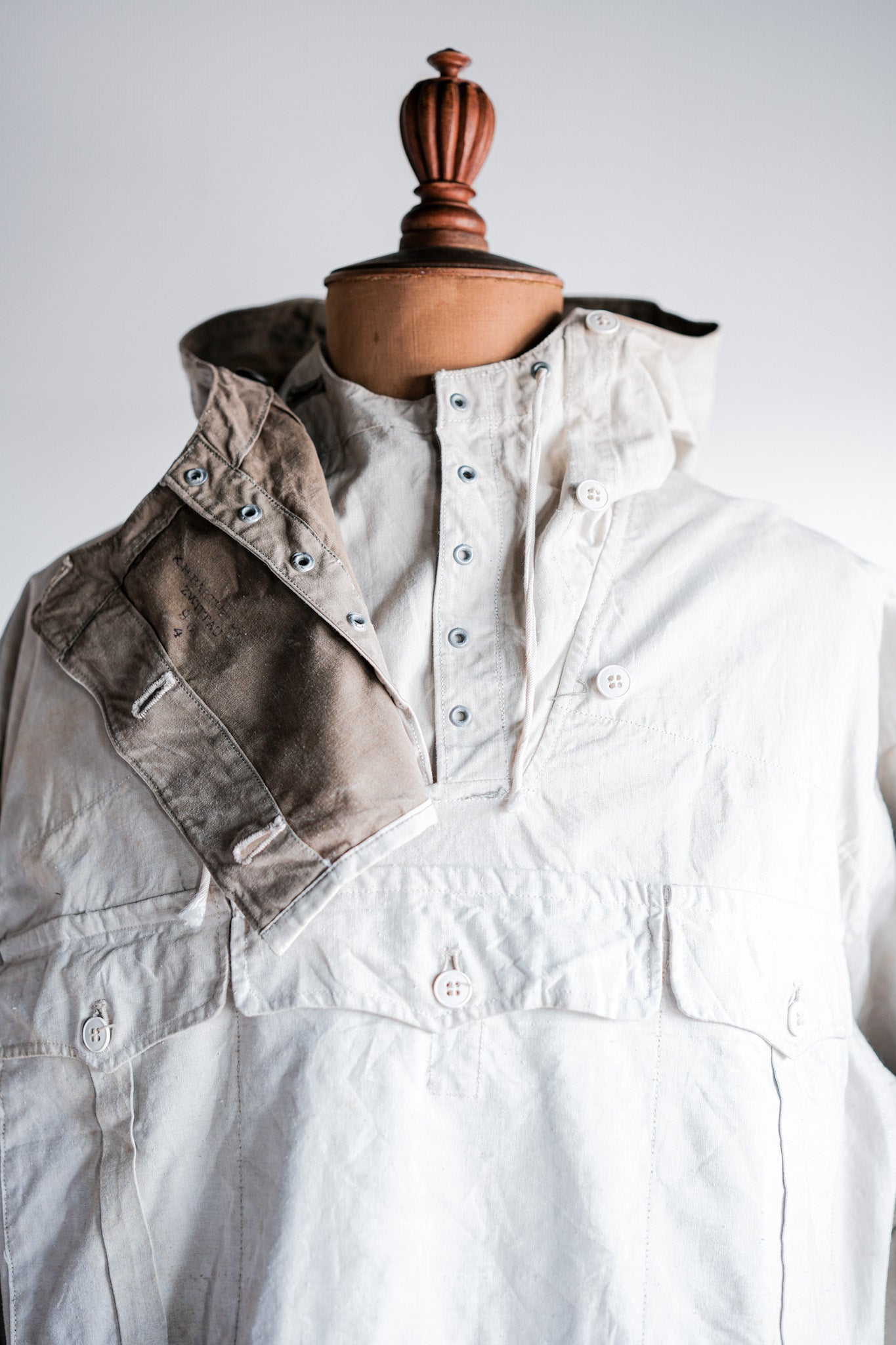 【~40's】WWⅡ German Army M42 Gebirgsjäger Reversible Windbluse Size.4 "1st Type" "Wehrmacht"