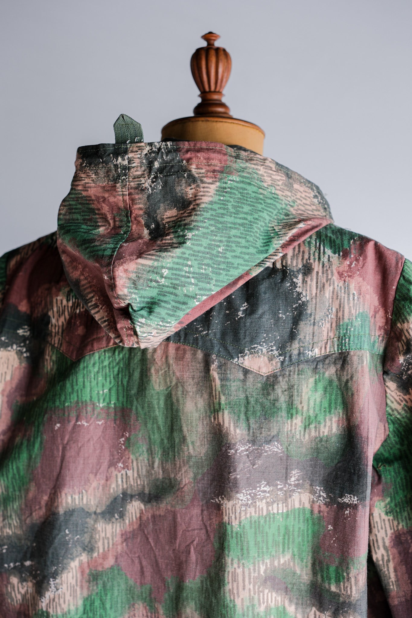 【~60's】Czechoslovakian Army Sumpfmuster Pattern Camouflage Jacket With Hood "Localmade"