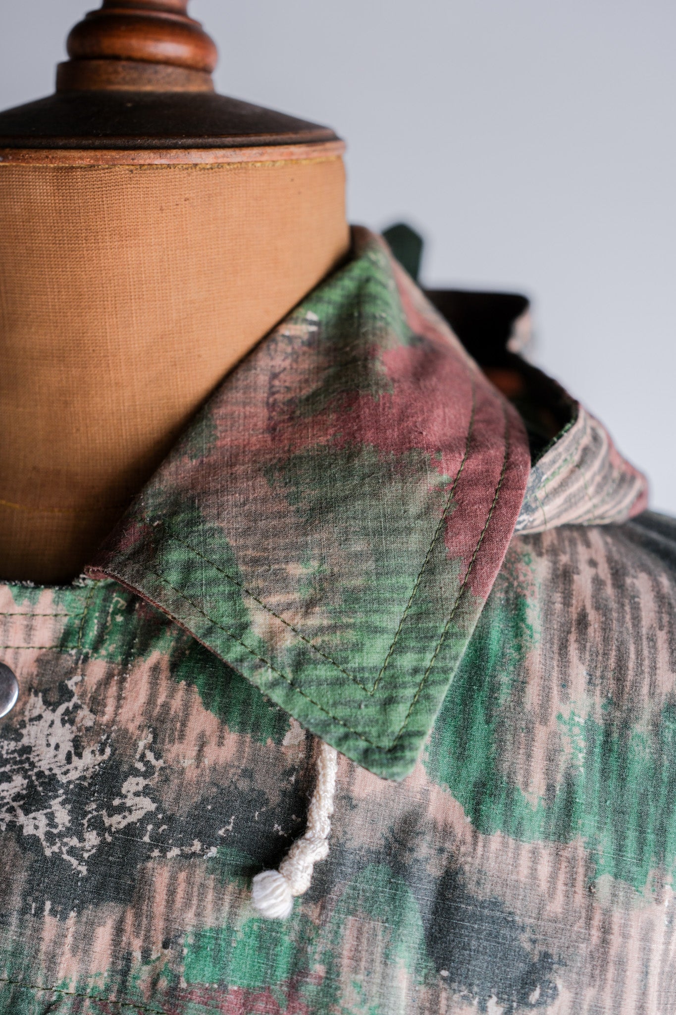 【~60's】Czechoslovakian Army Sumpfmuster Pattern Camouflage Jacket With Hood "Localmade"