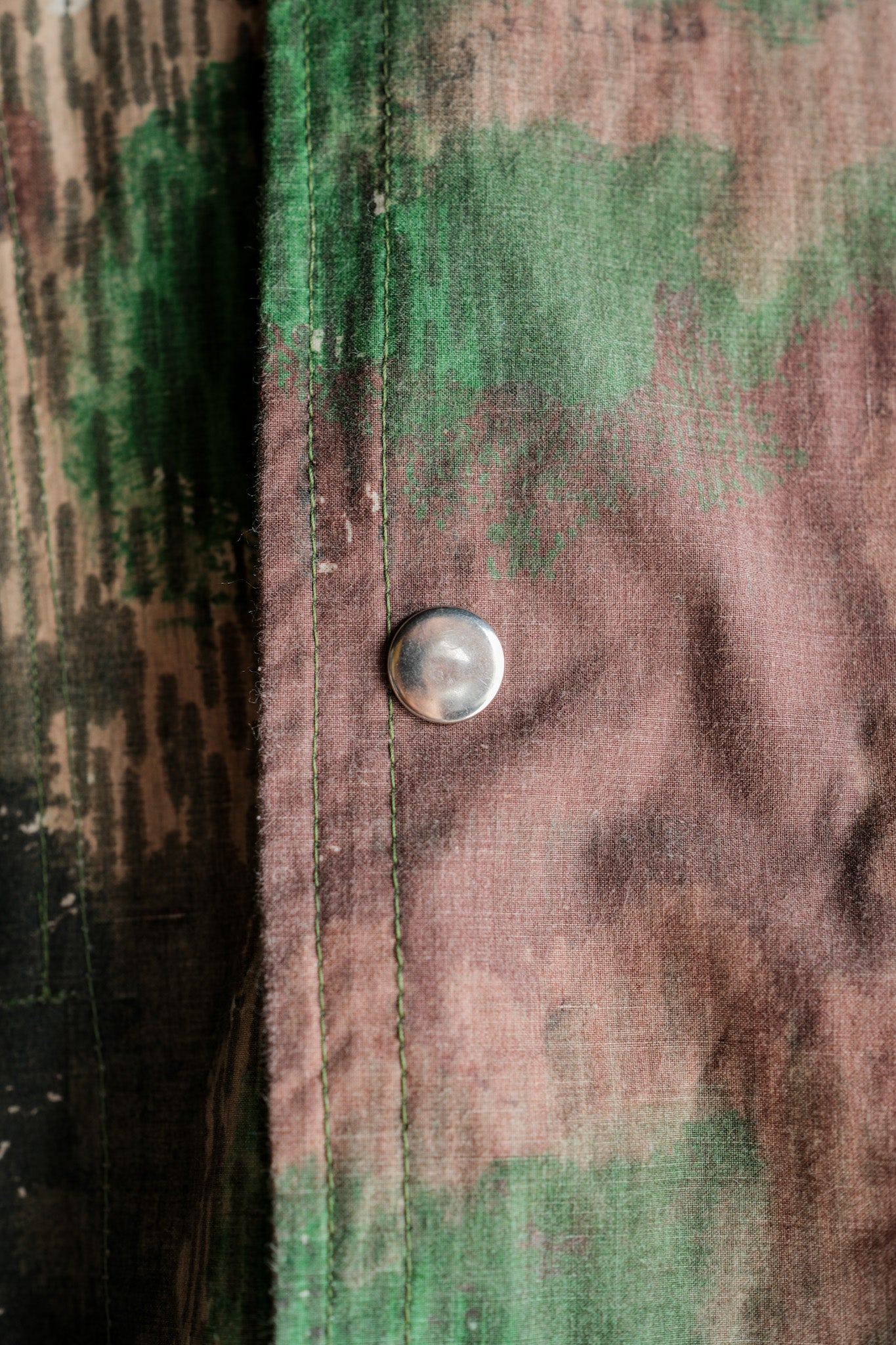 【~60's】Czechoslovakian Army Sumpfmuster Pattern Camouflage Jacket With Hood "Localmade"