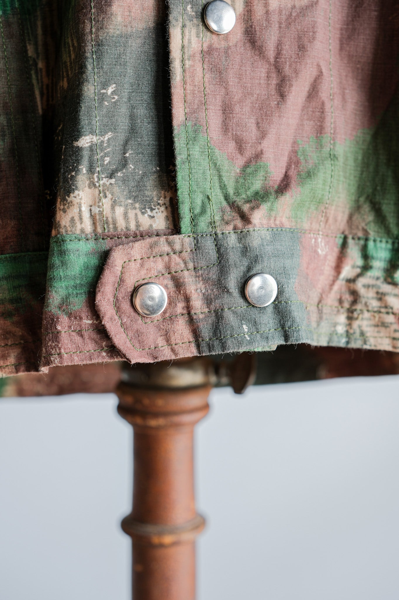 【~60's】Czechoslovakian Army Sumpfmuster Pattern Camouflage Jacket With Hood "Localmade"