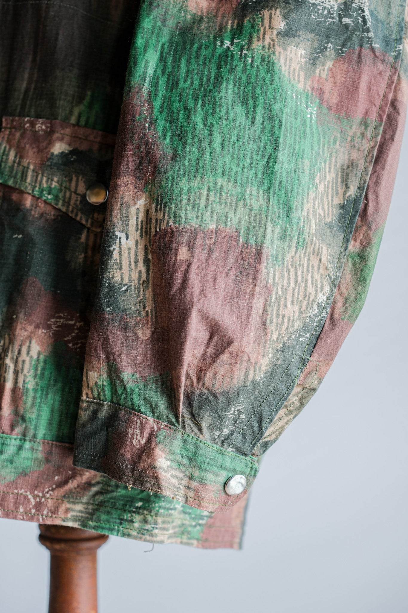 【~60's】Czechoslovakian Army Sumpfmuster Pattern Camouflage Jacket With Hood "Localmade"