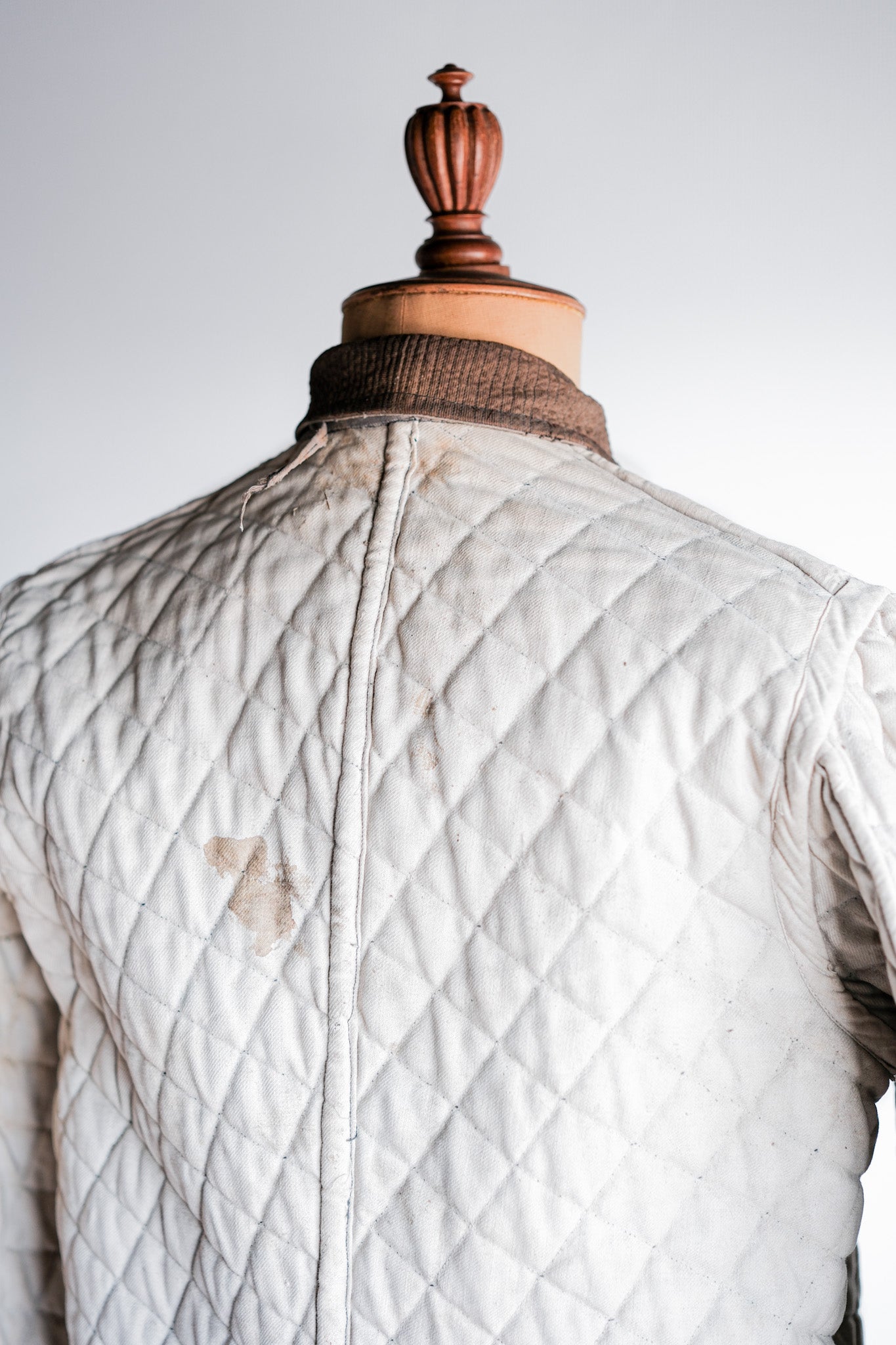 【~40's】WWⅡ German Army Gray-White Reversible Quilted Winter Parka "Modified" "Wehrmacht"