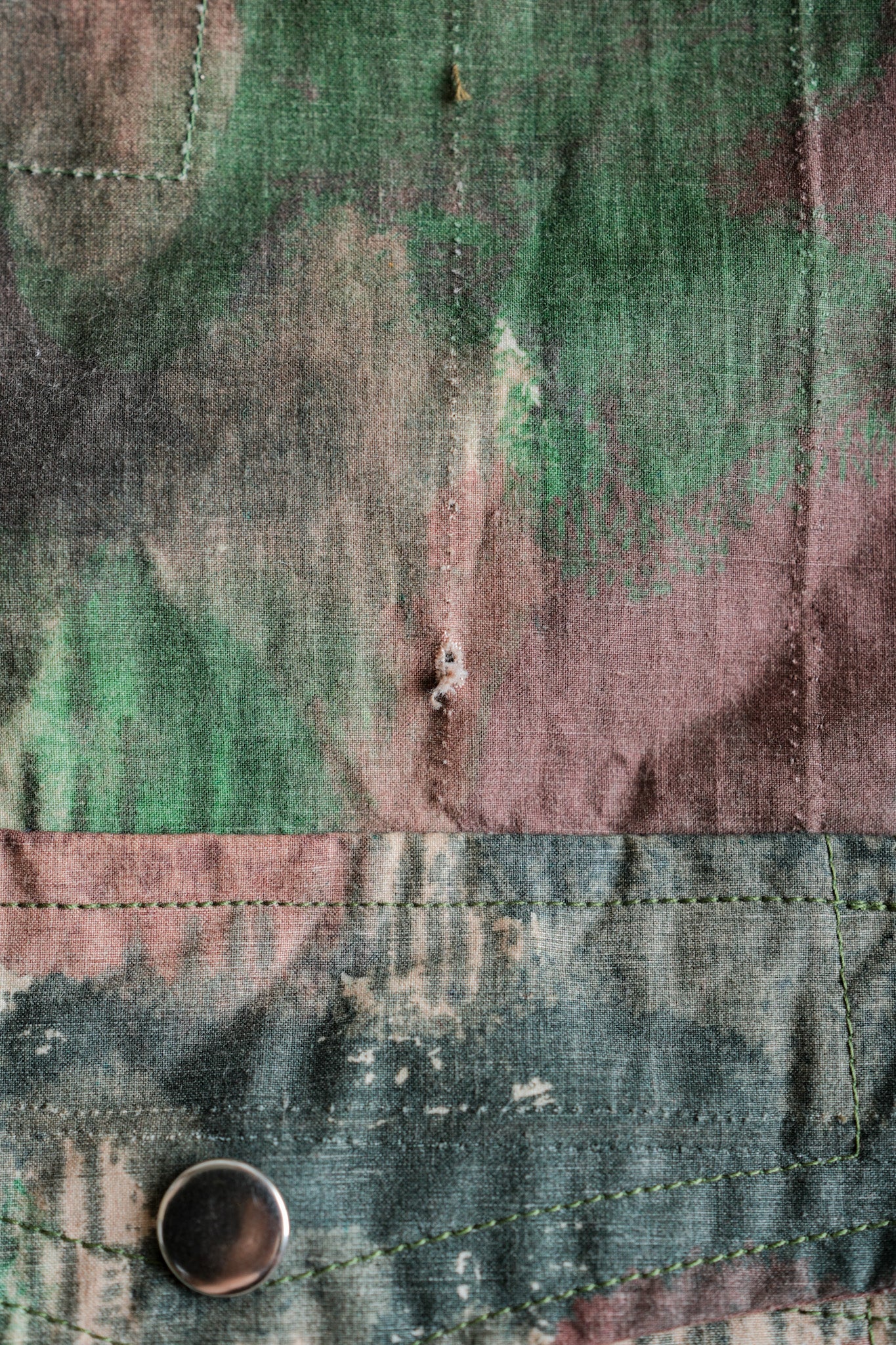 【~60's】Czechoslovakian Army Sumpfmuster Pattern Camouflage Jacket With Hood "Localmade"