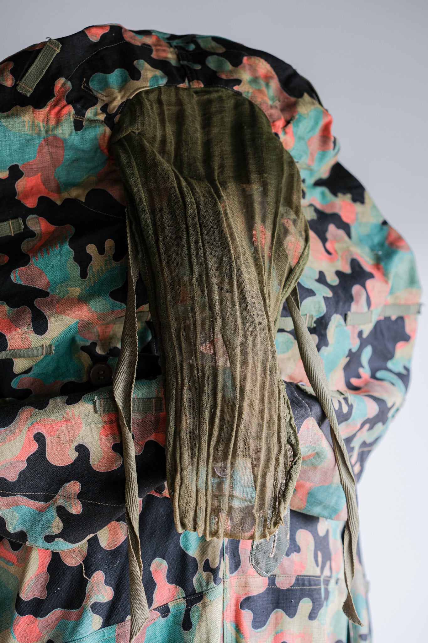 【~50's】Czechoslovakian Army Dubaky Camouflage Reversible Smock "Dead Stock"