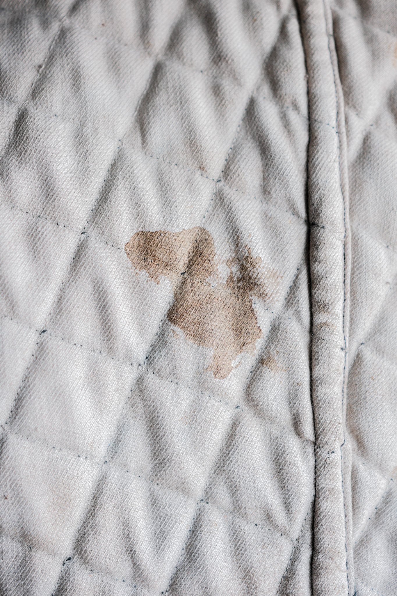 【~40's】WWⅡ German Army Gray-White Reversible Quilted Winter Parka "Modified" "Wehrmacht"