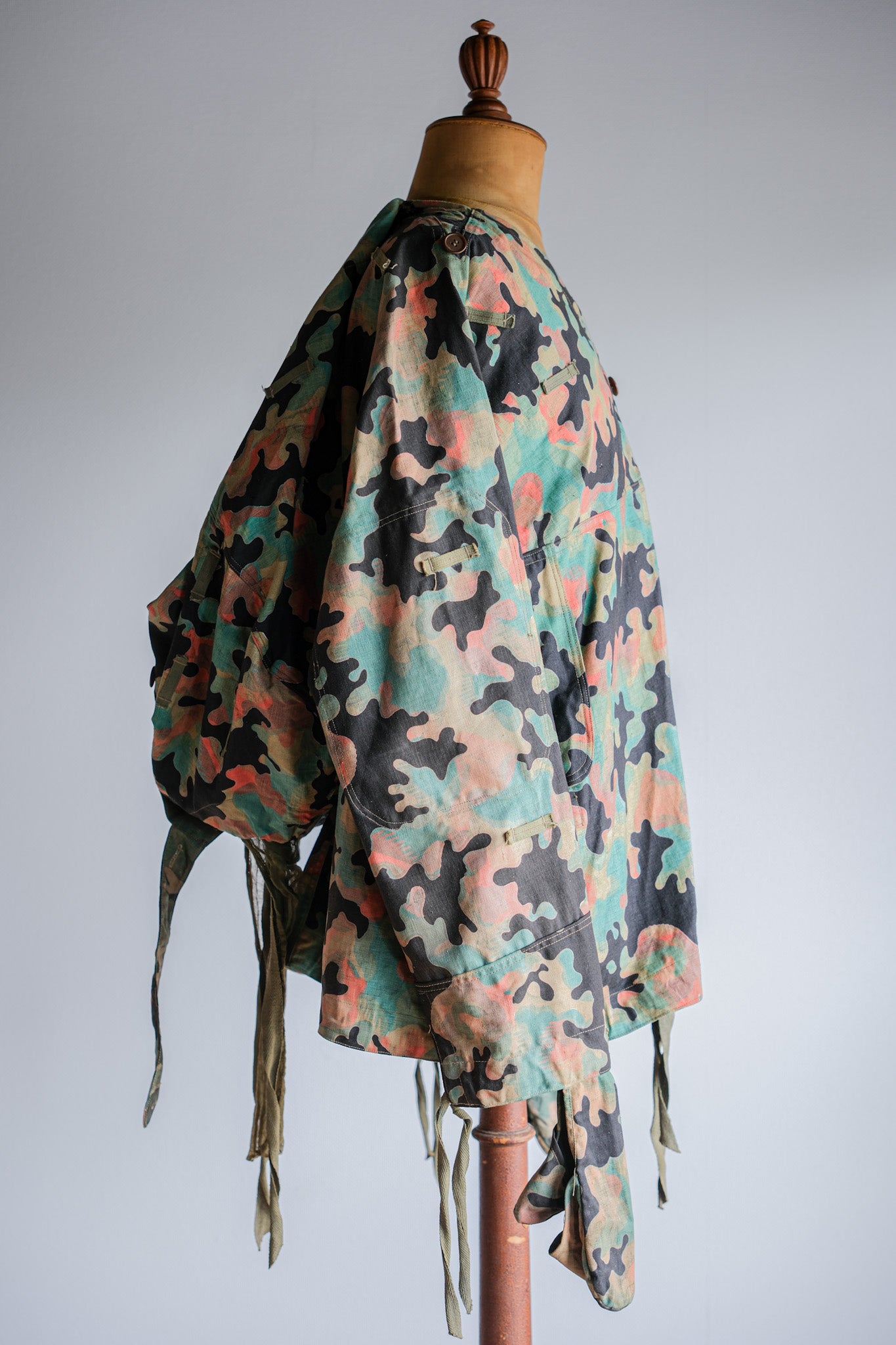 【~50's】Czechoslovakian Army Dubaky Camouflage Reversible Smock "Dead Stock"