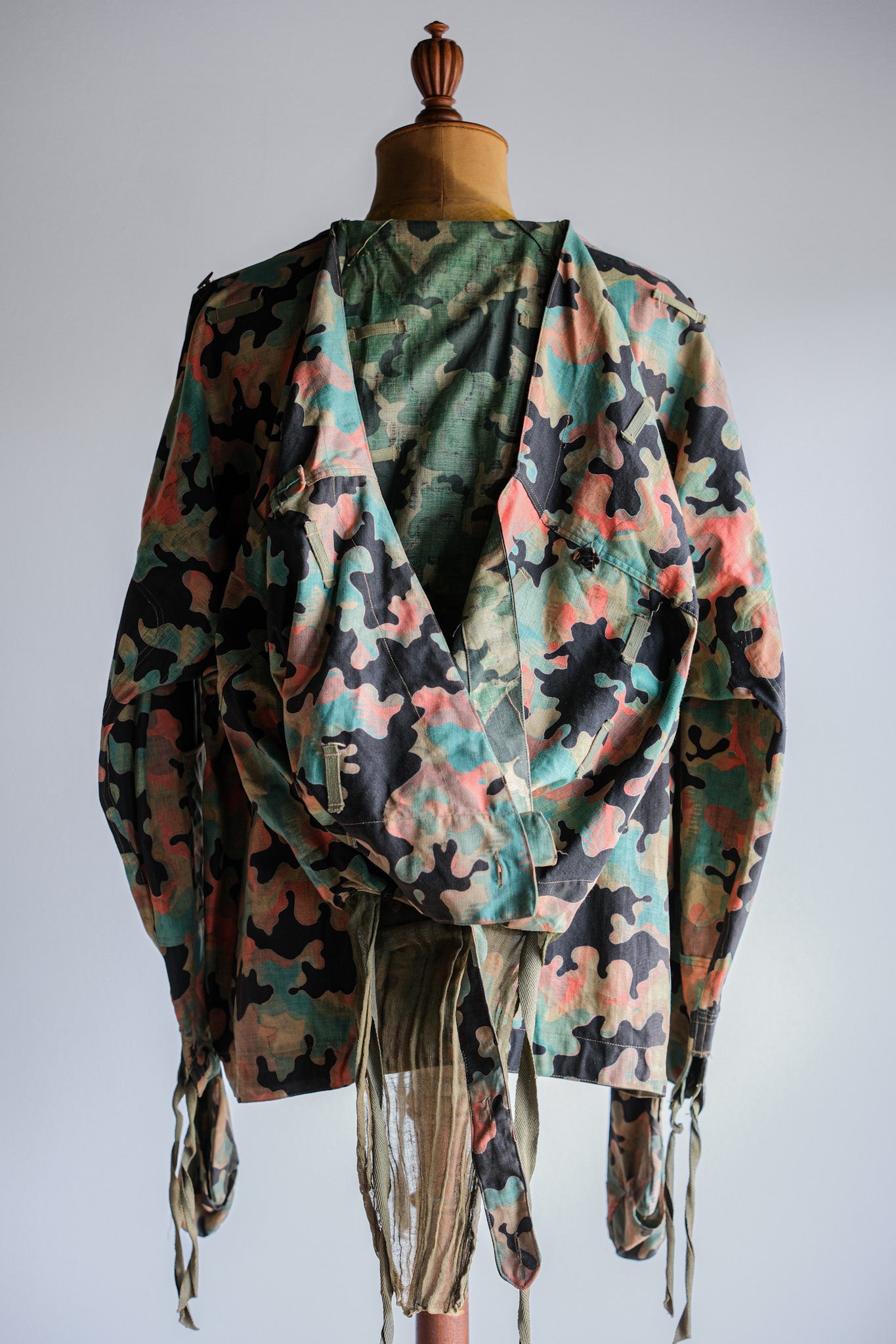 【~50's】Czechoslovakian Army Dubaky Camouflage Reversible Smock "Dead Stock"