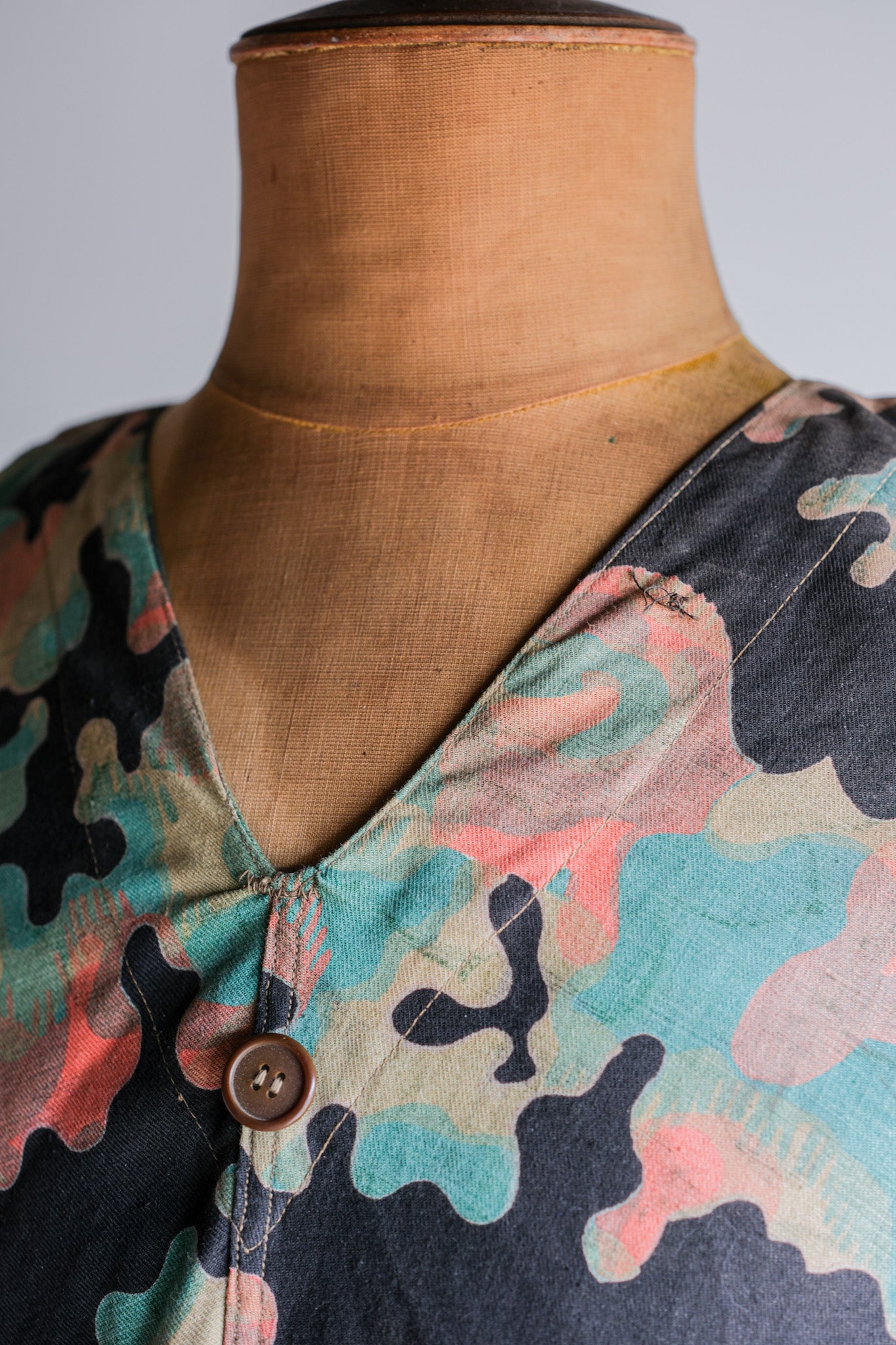 【~50's】Czechoslovakian Army Dubaky Camouflage Reversible Smock "Dead Stock"