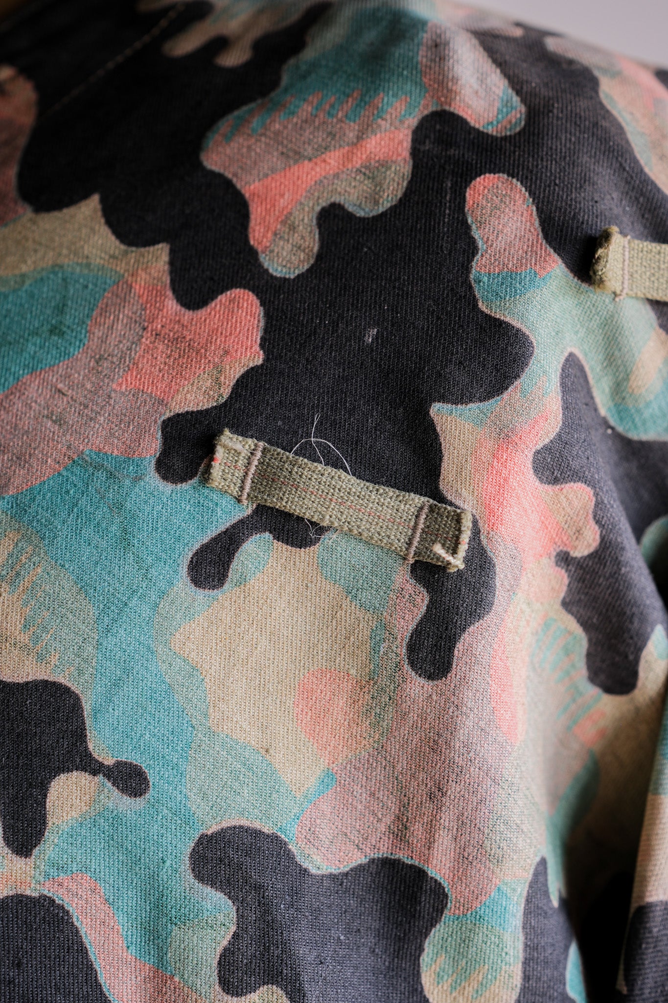 【~50's】Czechoslovakian Army Dubaky Camouflage Reversible Smock "Dead Stock"