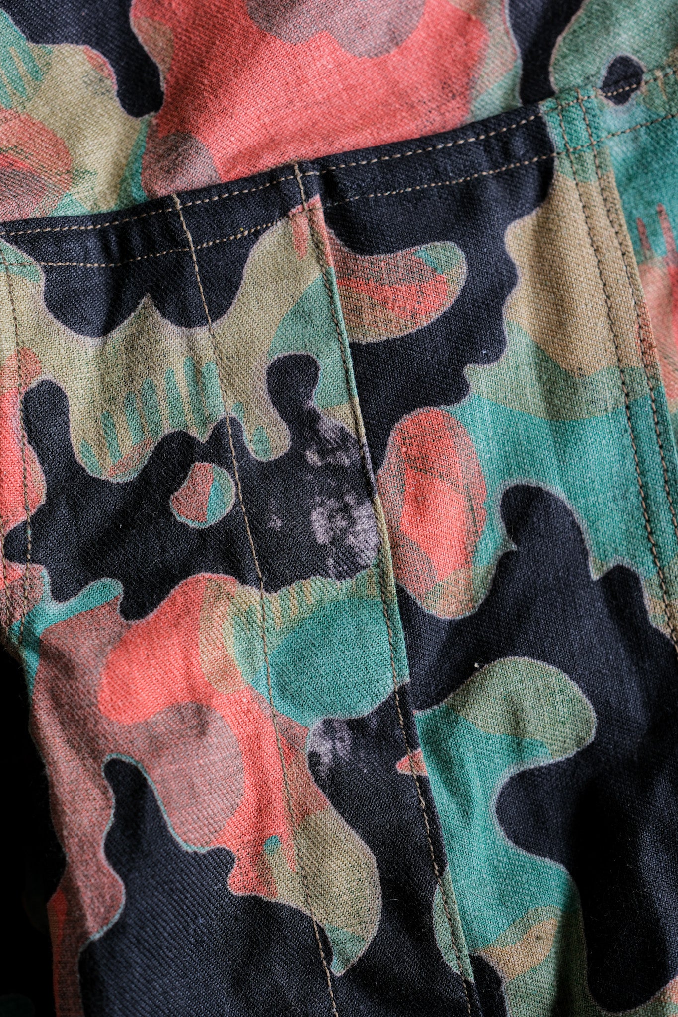 【~50's】Czechoslovakian Army Dubaky Camouflage Reversible Smock "Dead Stock"