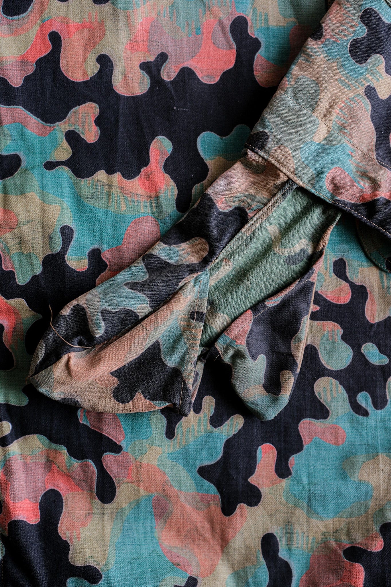【~50's】Czechoslovakian Army Dubaky Camouflage Reversible Smock "Dead Stock"