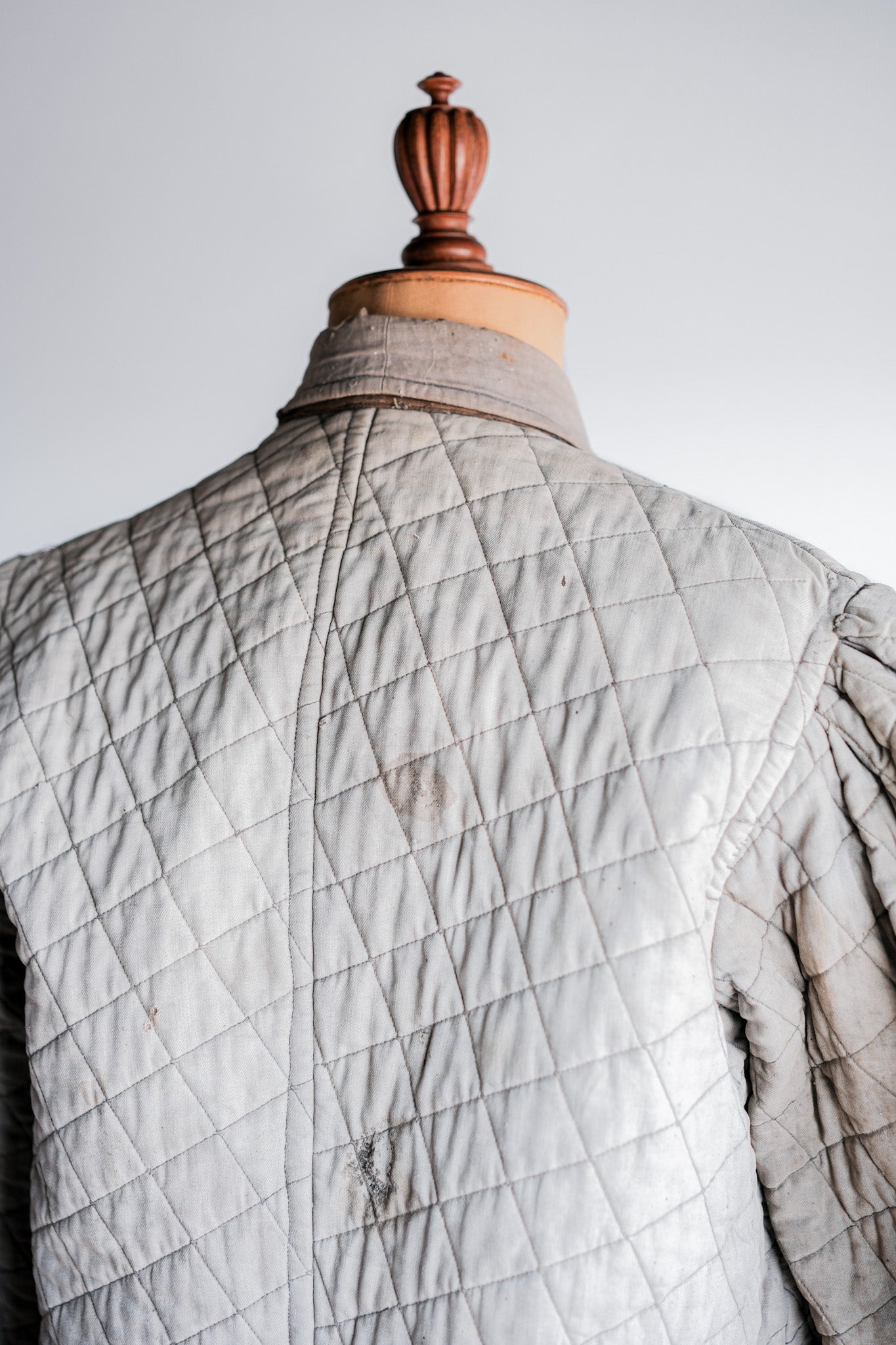 【~40's】WWⅡ German Army Gray-White Reversible Quilted Winter Parka "Modified" "Wehrmacht"