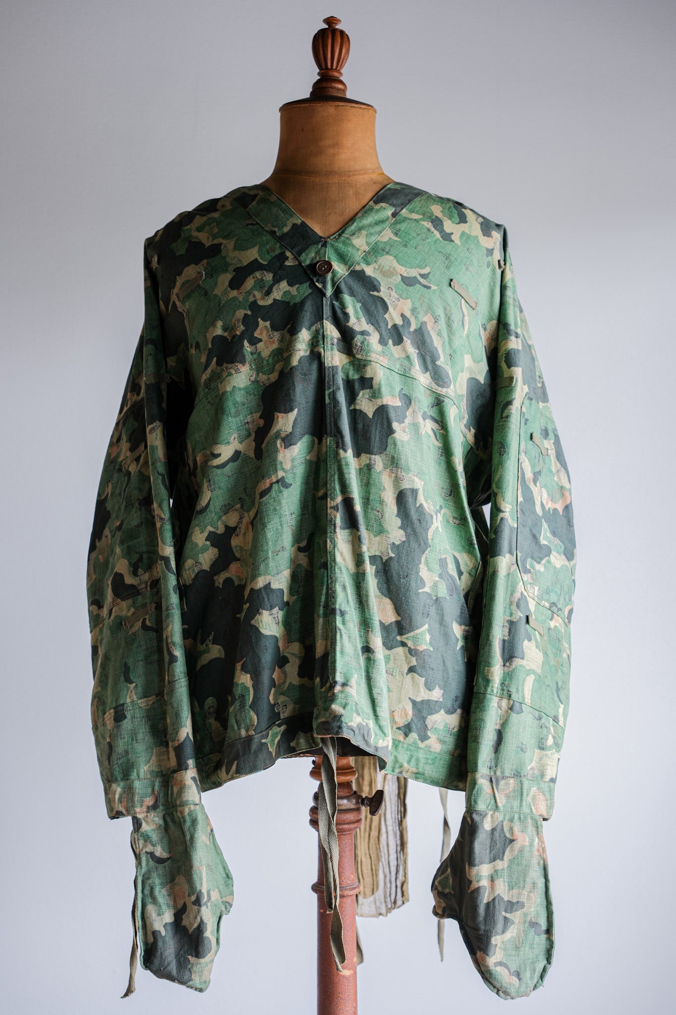 【~50's】Czechoslovakian Army Dubaky Camouflage Reversible Smock "Dead Stock"