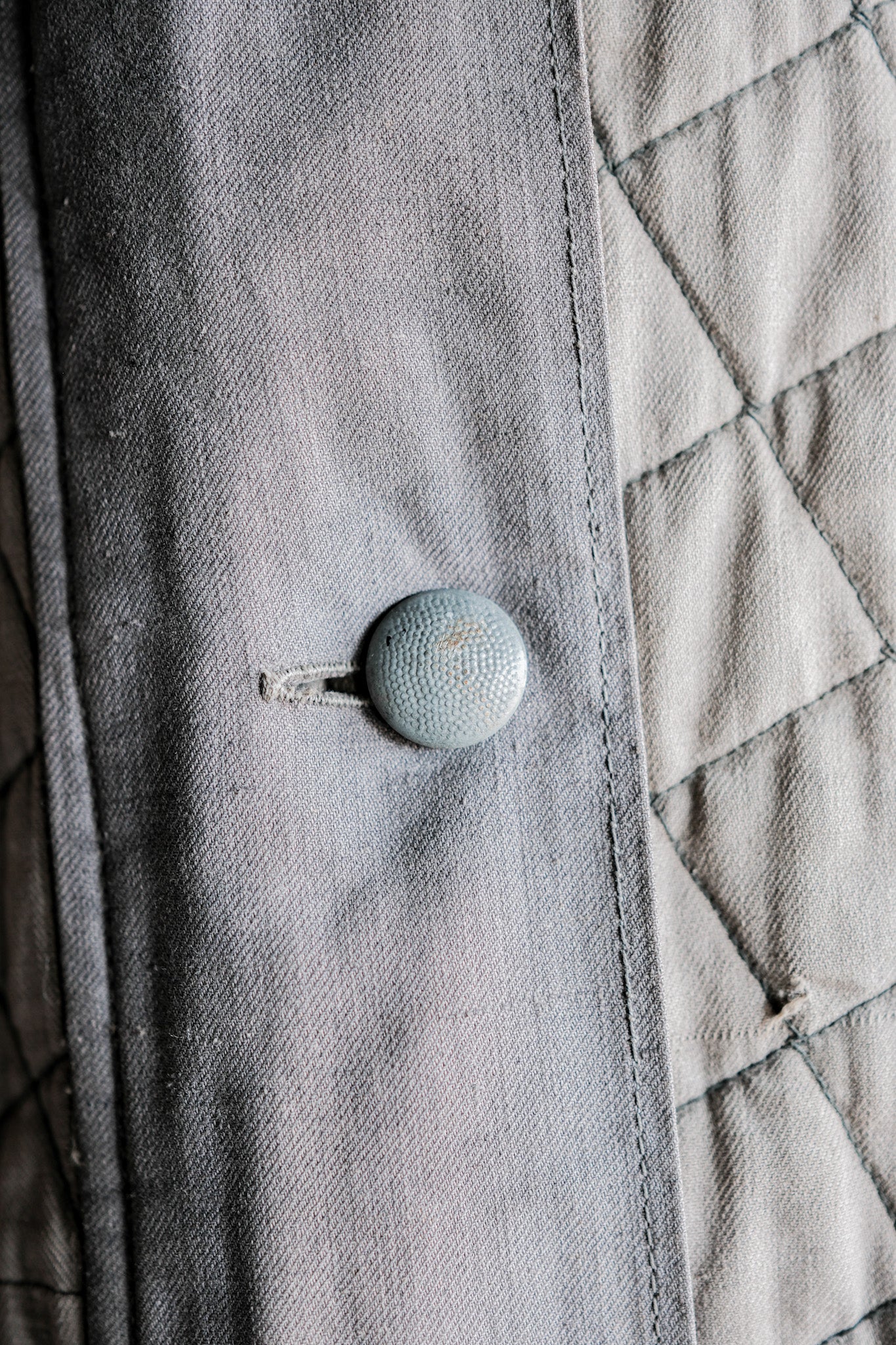 【~40's】WWⅡ German Army Gray-White Reversible Quilted Winter Parka "Modified" "Wehrmacht"