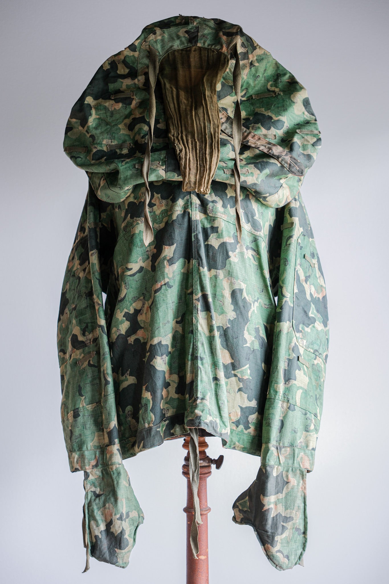 【~50's】Czechoslovakian Army Dubaky Camouflage Reversible Smock "Dead Stock"