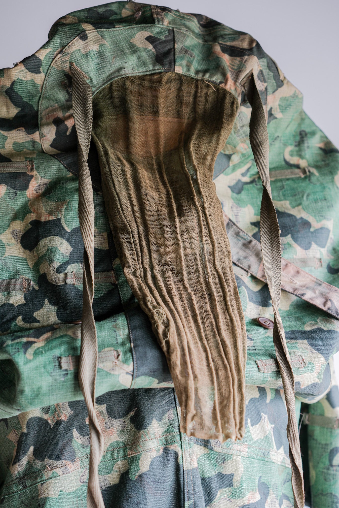 【~50's】Czechoslovakian Army Dubaky Camouflage Reversible Smock "Dead Stock"