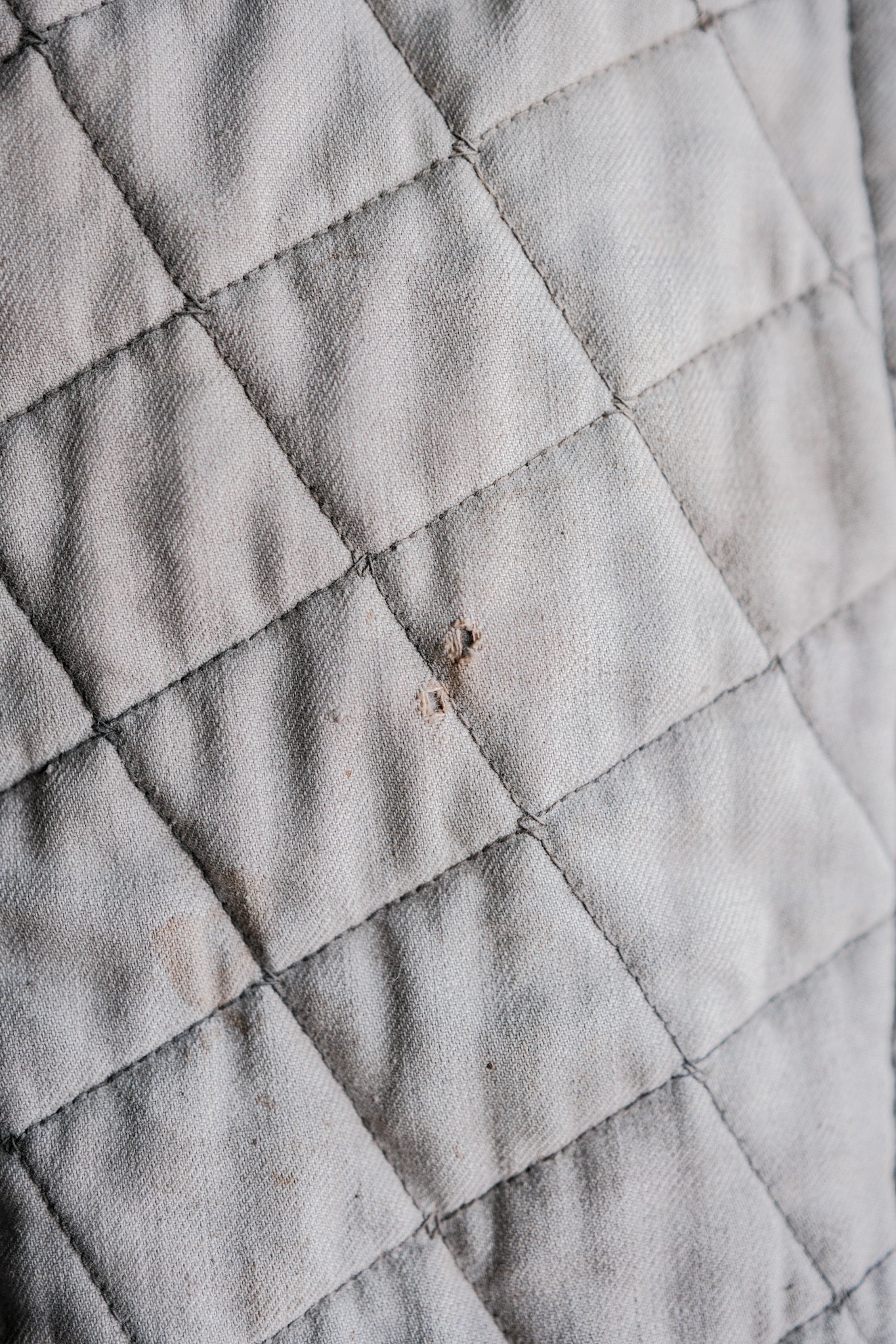 【~40's】WWⅡ German Army Gray-White Reversible Quilted Winter Parka "Modified" "Wehrmacht"