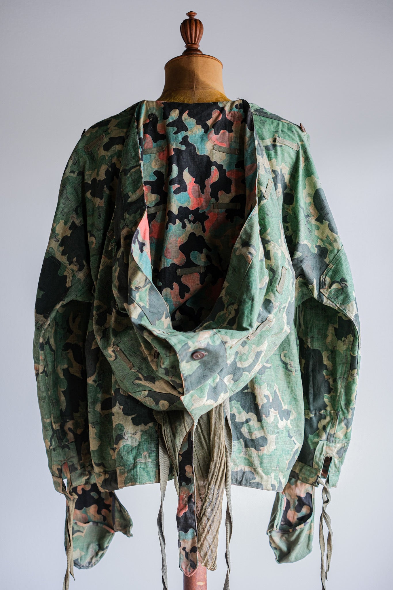 【~50's】Czechoslovakian Army Dubaky Camouflage Reversible Smock "Dead Stock"