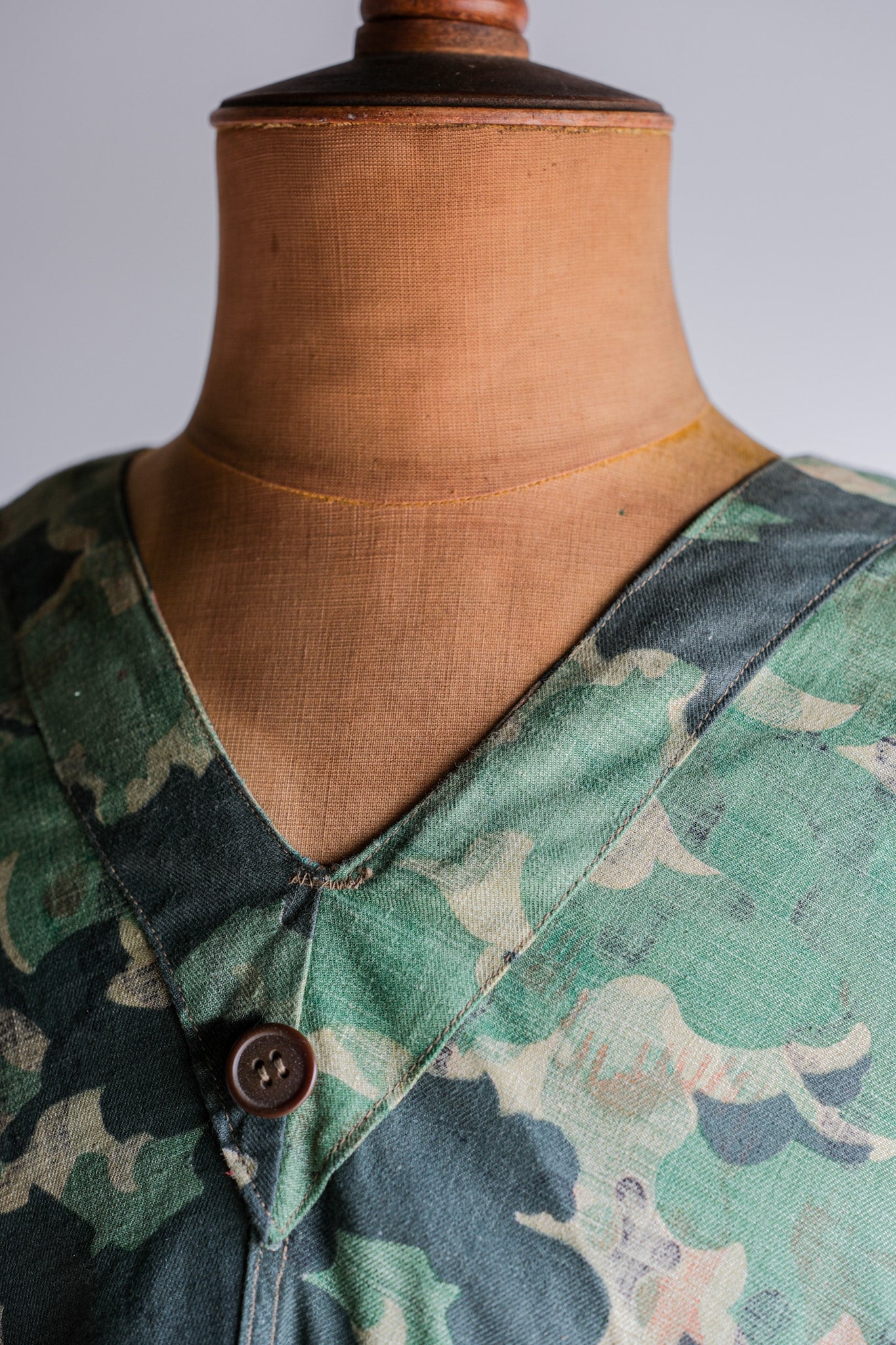 【~50's】Czechoslovakian Army Dubaky Camouflage Reversible Smock "Dead Stock"