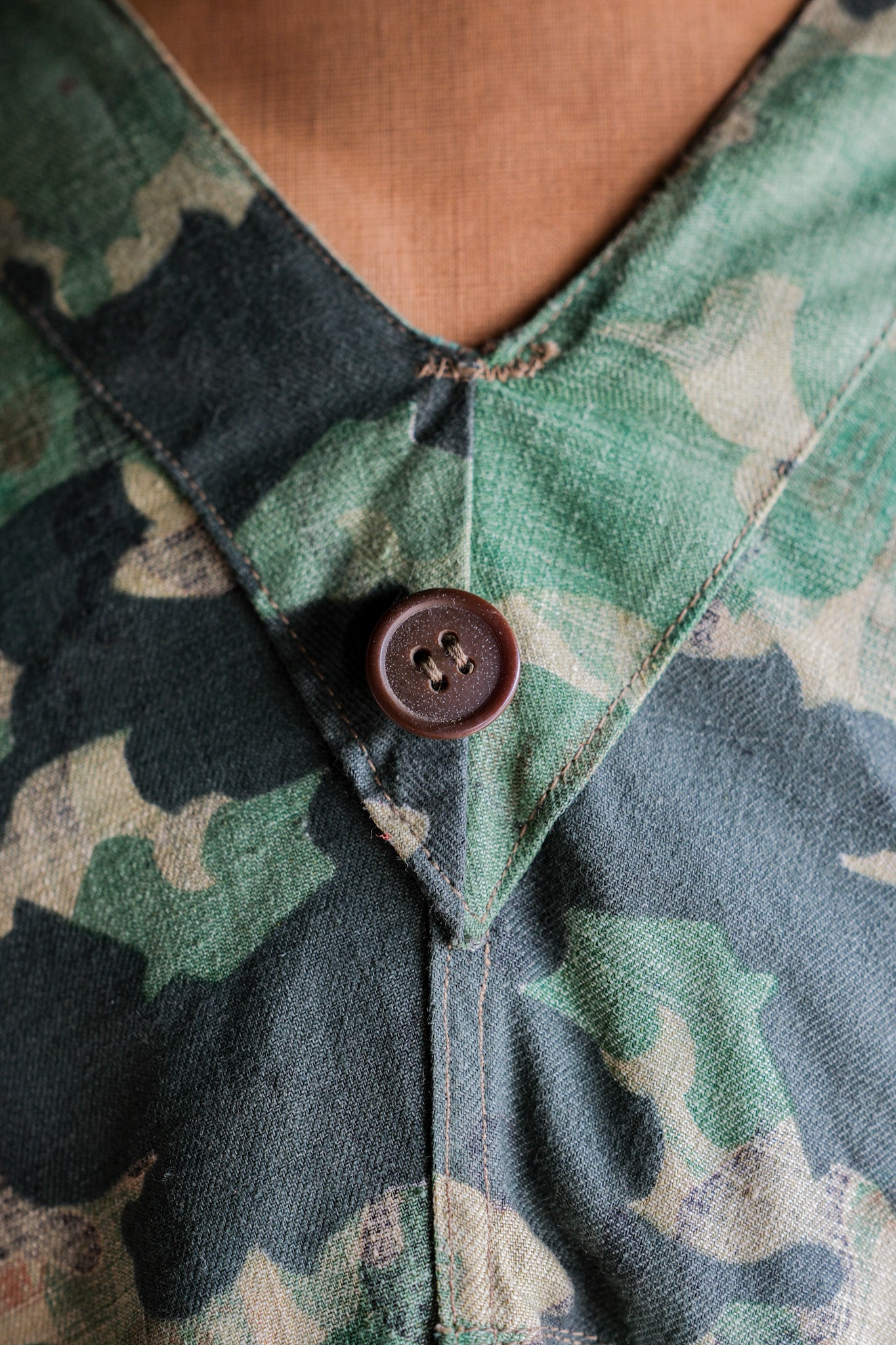 【~50's】Czechoslovakian Army Dubaky Camouflage Reversible Smock "Dead Stock"