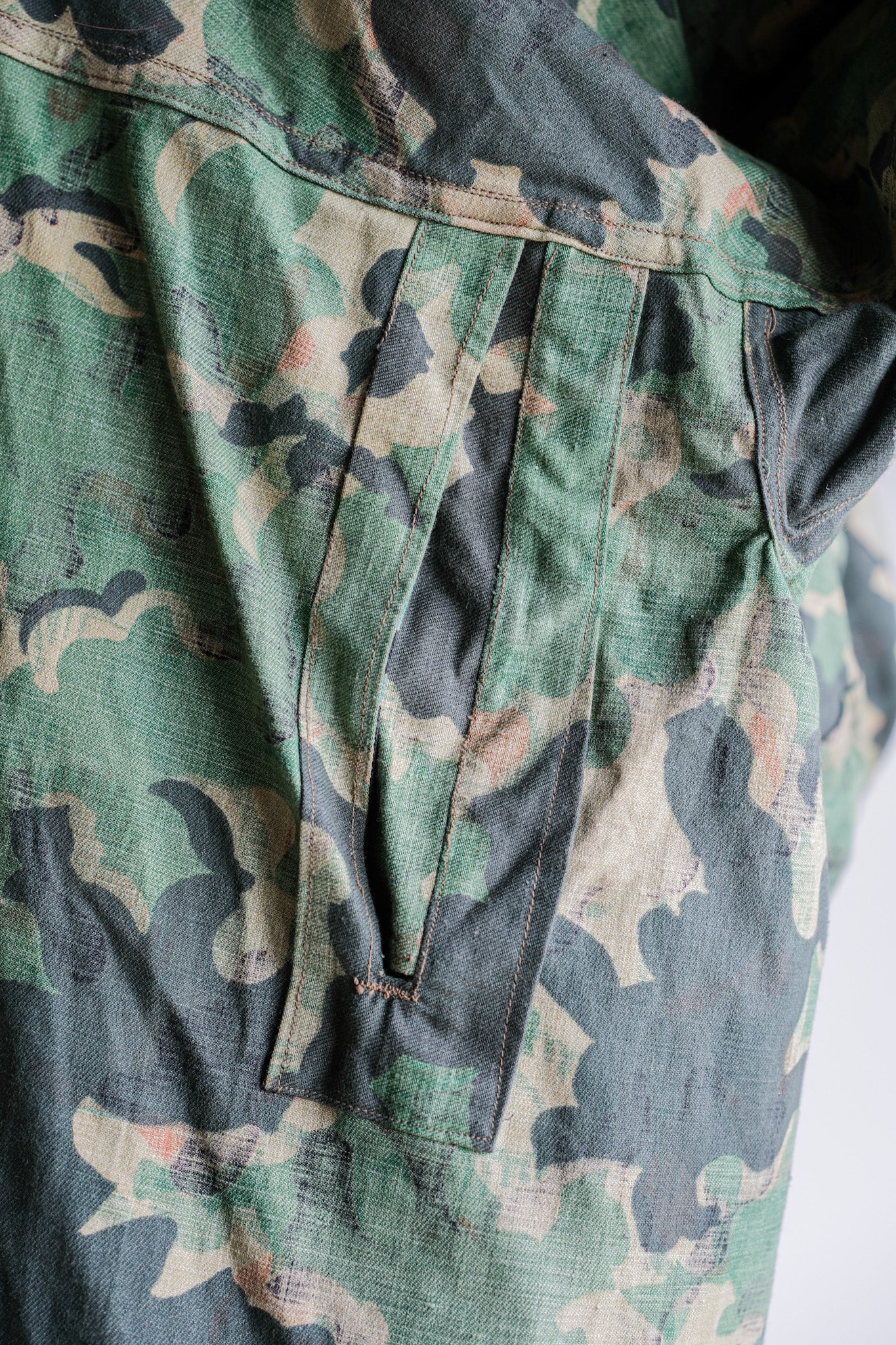 【~50's】Czechoslovakian Army Dubaky Camouflage Reversible Smock "Dead Stock"