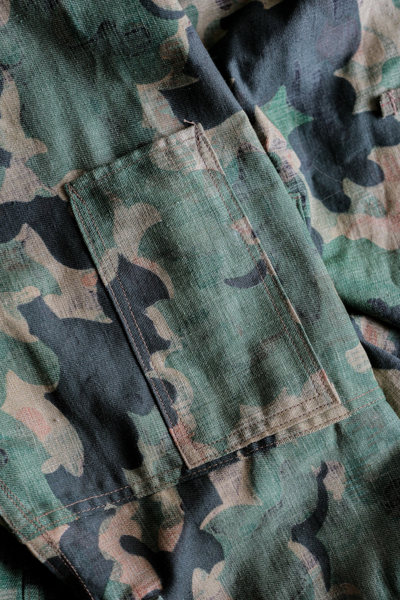 【~50's】Czechoslovakian Army Dubaky Camouflage Reversible Smock "Dead Stock"