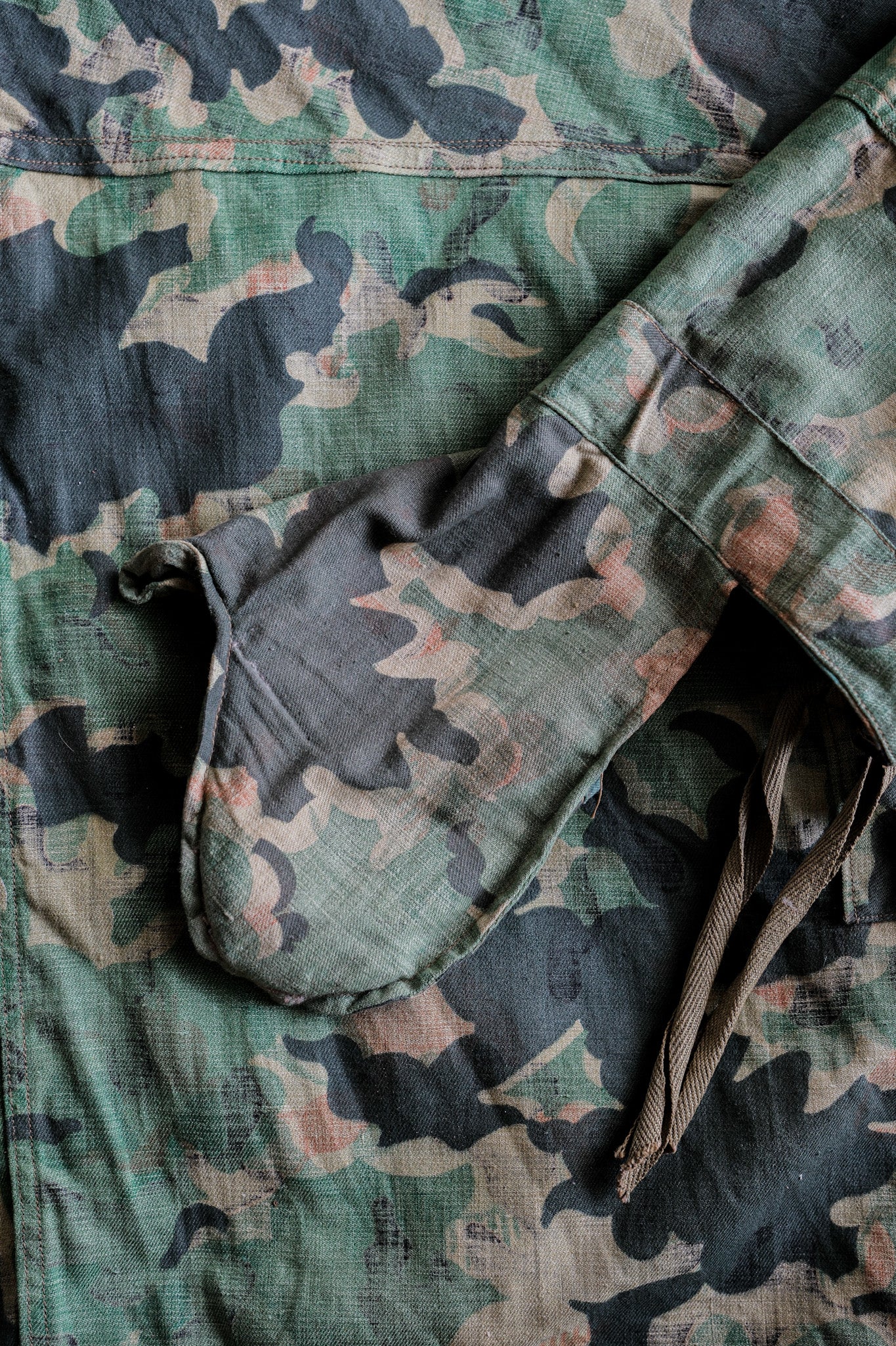 【~50's】Czechoslovakian Army Dubaky Camouflage Reversible Smock "Dead Stock"