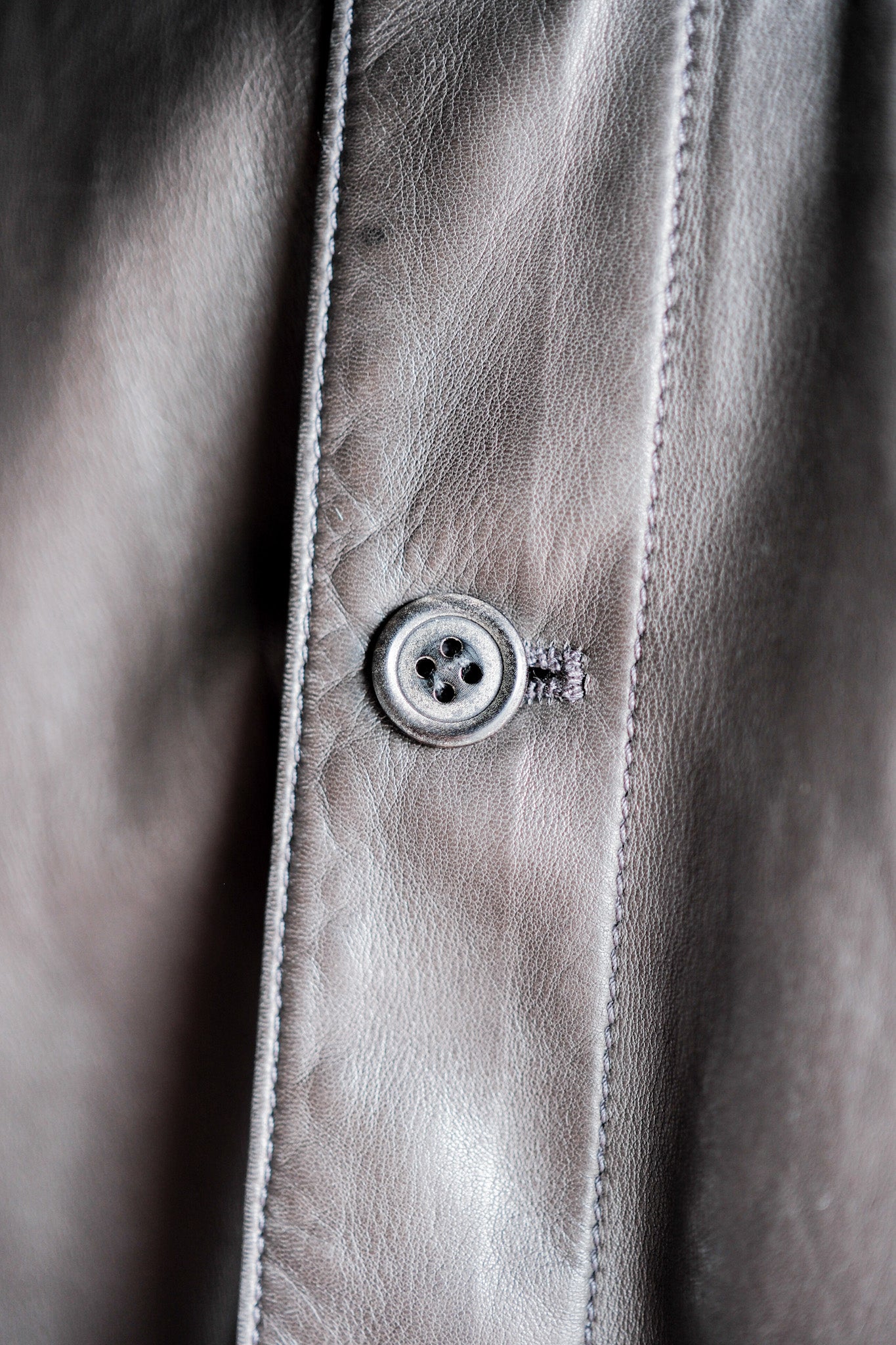 【~90's】Old SERAPHIN Lamb Leather Shirt Jacket Size.54