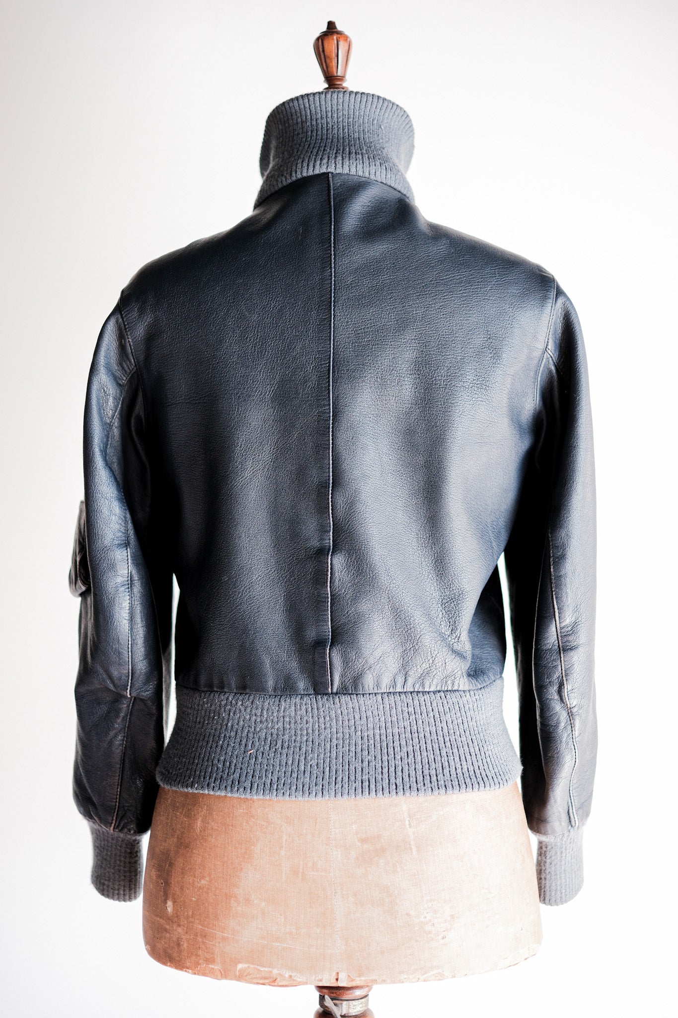 【~60’s】West German Air Force Type Pilot Leather Jacket “Early Type”