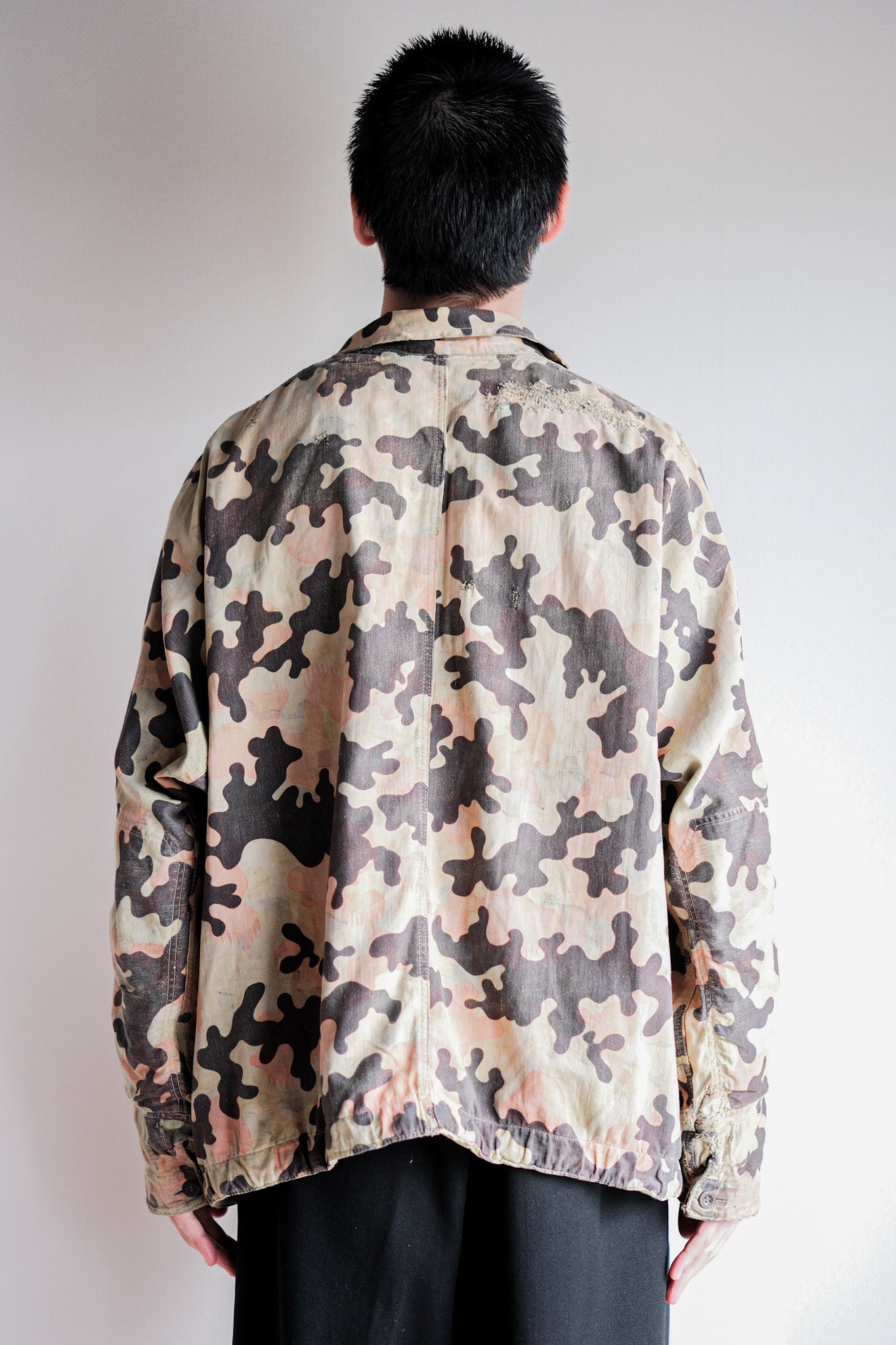 【~50's】Czechoslovakian Army Dubaky Camouflage Reversible Smock