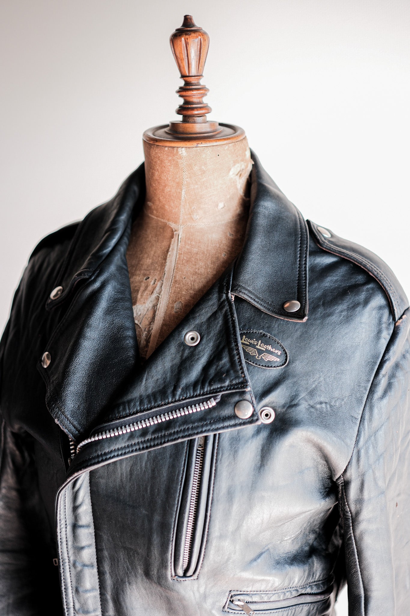 【~70’s】Lewis Leathers Riders Jacket Size.36 “Thunder Bolt”
