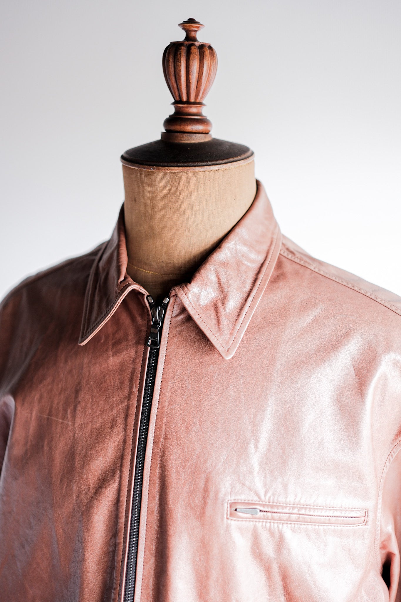 【~90’s】Old JIL SANDER Leather Jacket Size.48