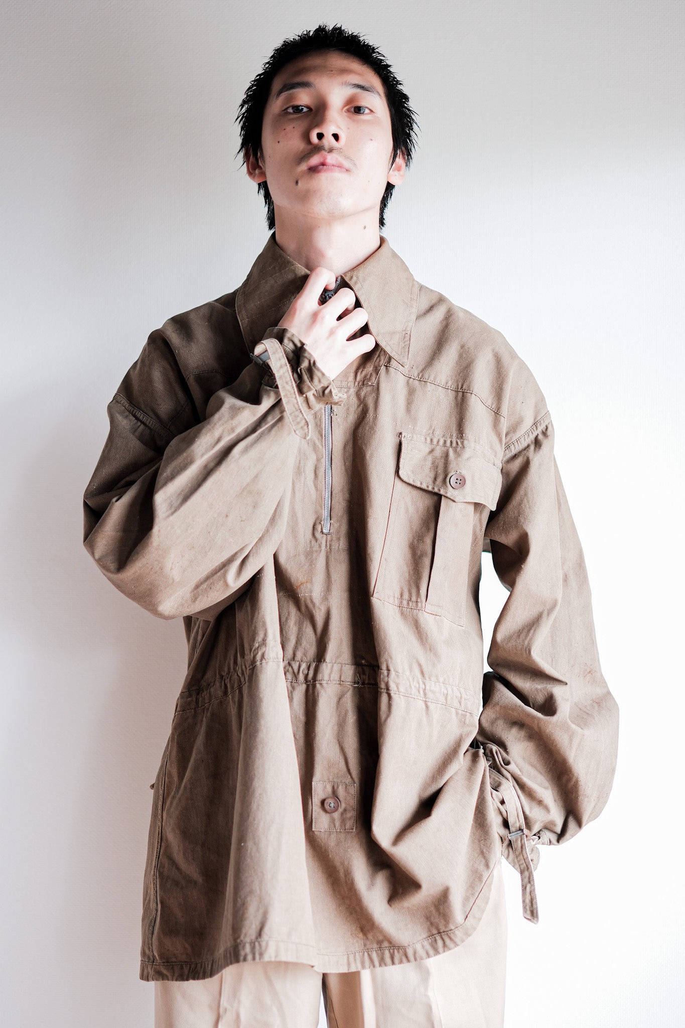 【~40's】German Army M42 Gebirgsjäger Reversible Windbluse "1st Type" "Original Modified"