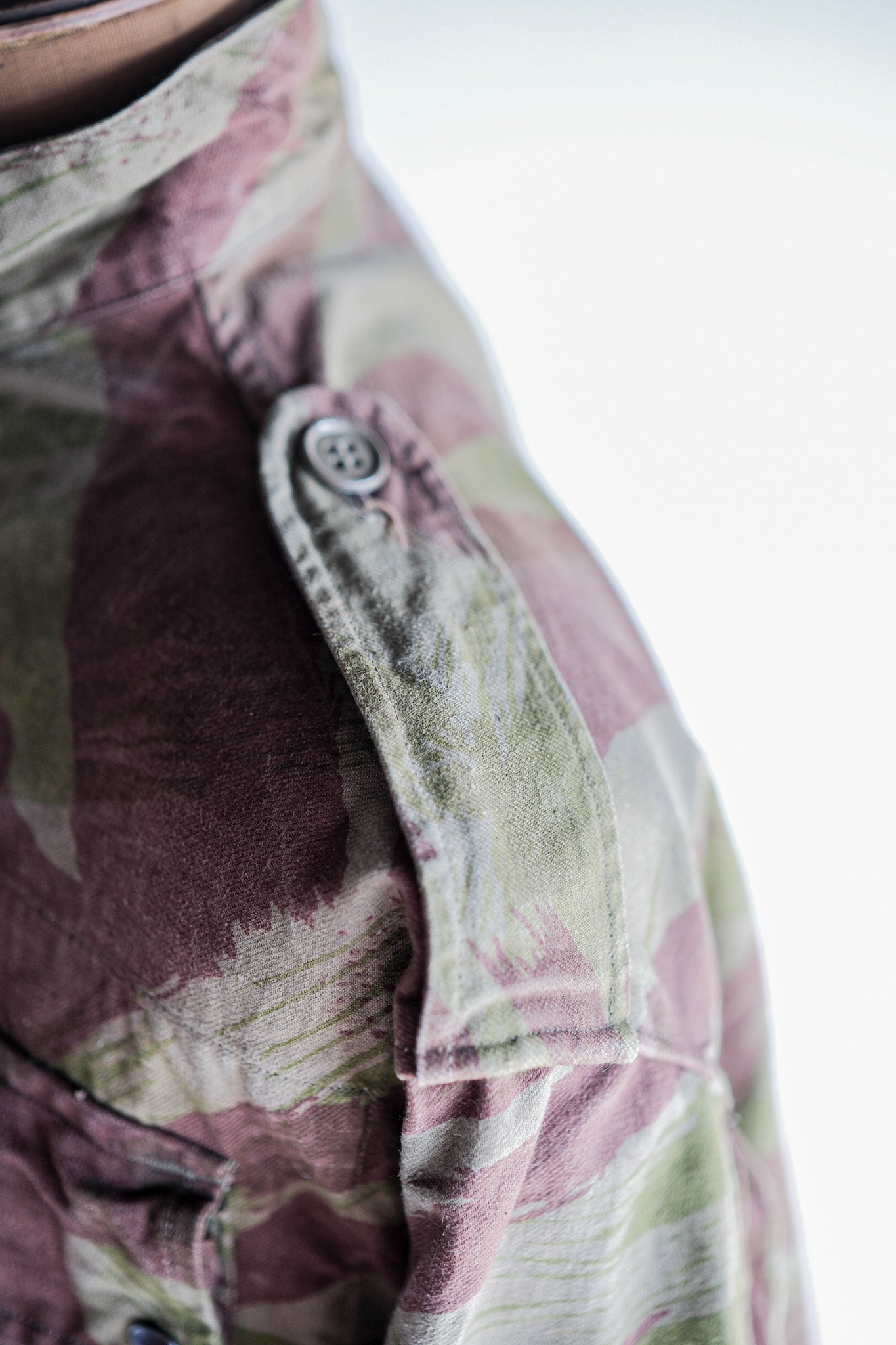 【~50's】French Army TAP47/52 Lizard Camouflage Paratrooper Jacket