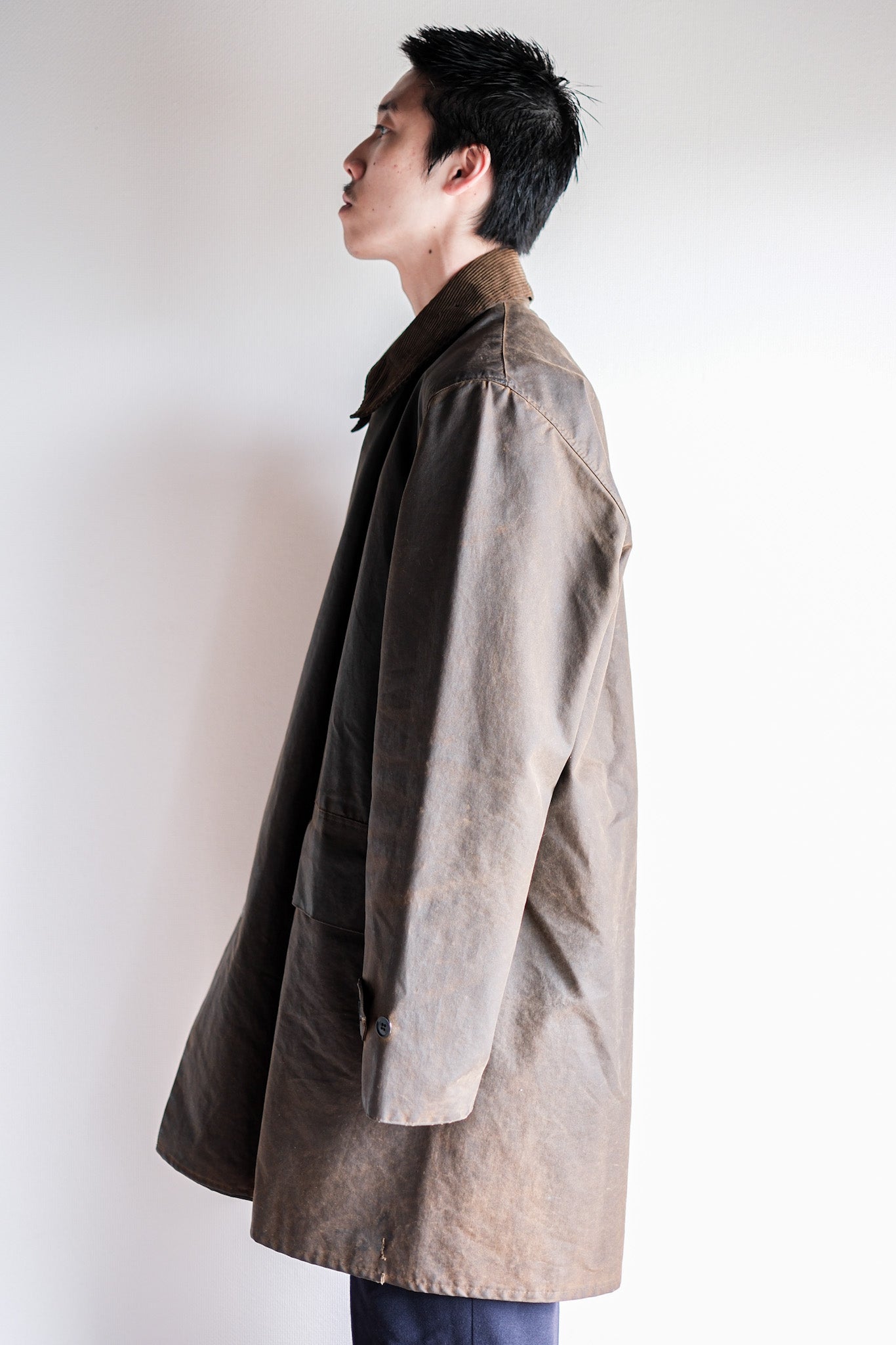 【~80's】Vintage Barbour "3/4 COAT" 2 Crest