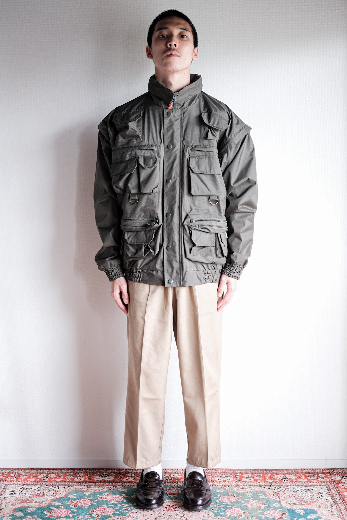 【~90's】British Vintage Fishing Jacket Size.M "KLOBBA"