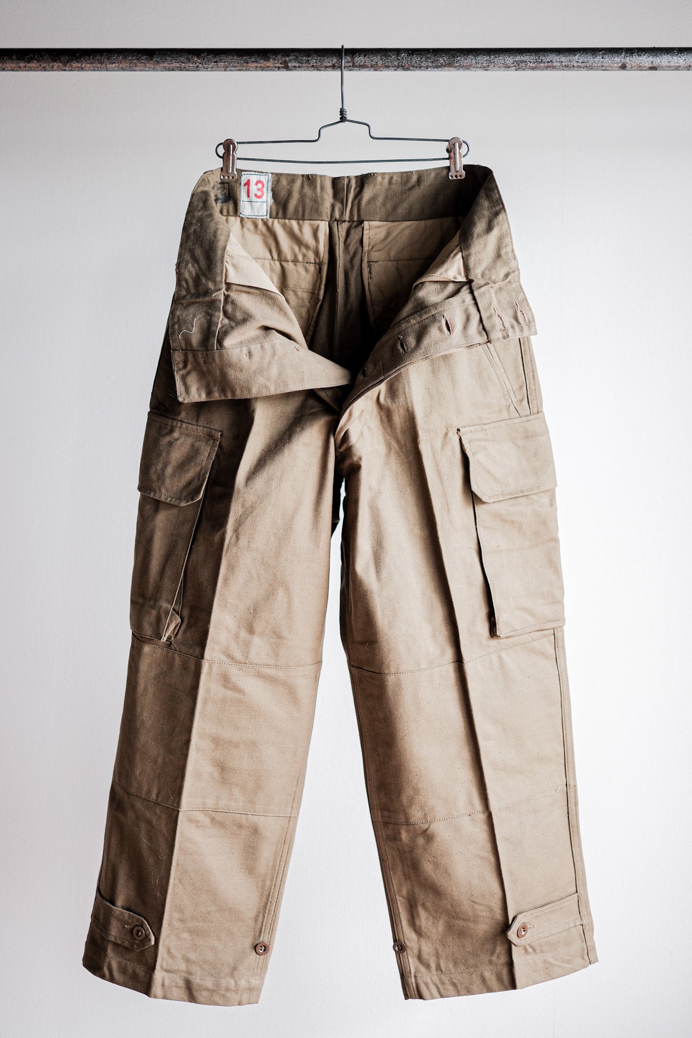 【~50's】French Army M47 Field Trousers Size.13 "Dead Stock"