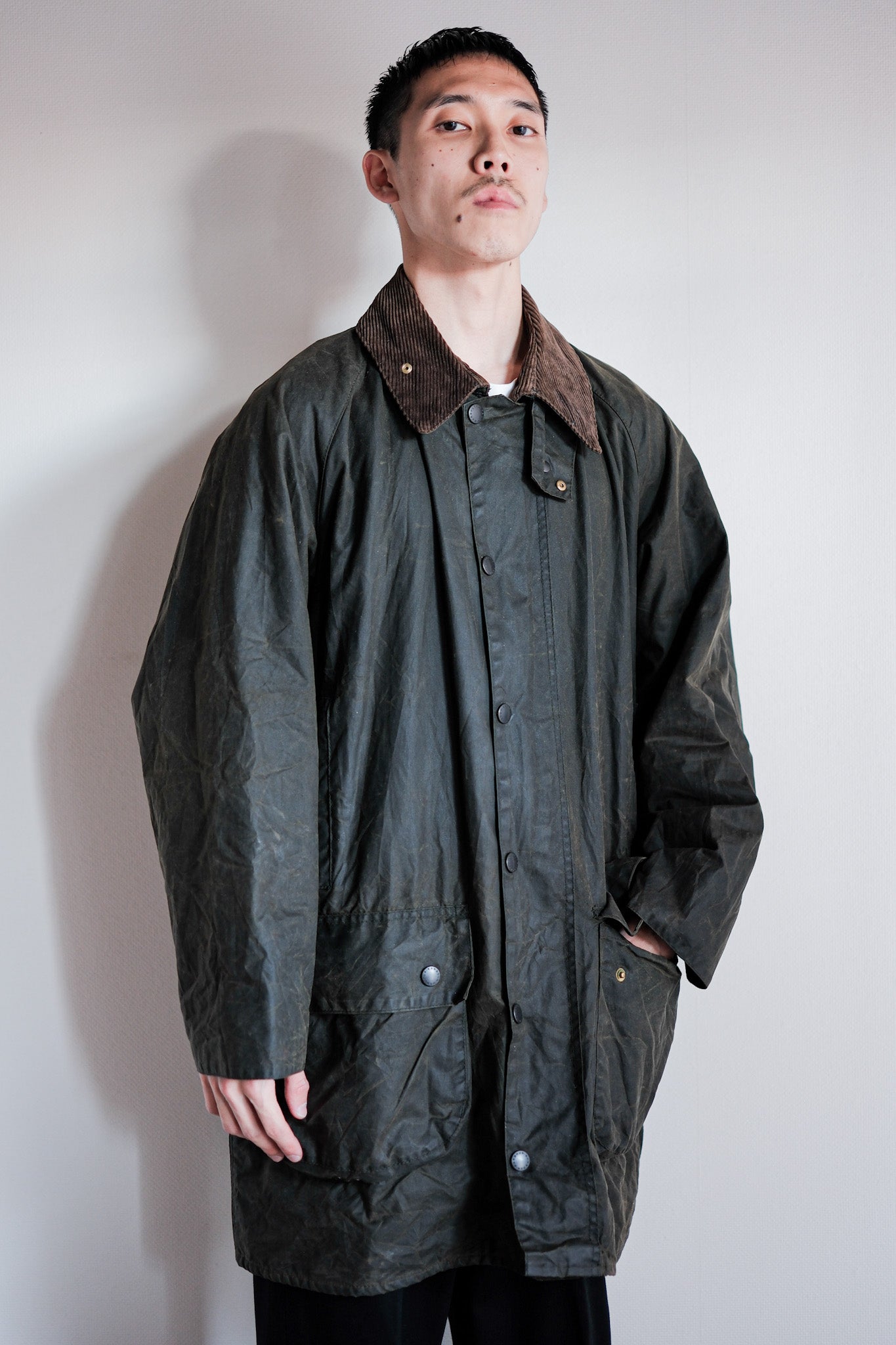 【~90’s】Vintage Barbour "GAMEFAIR" 3 Crest Size.42