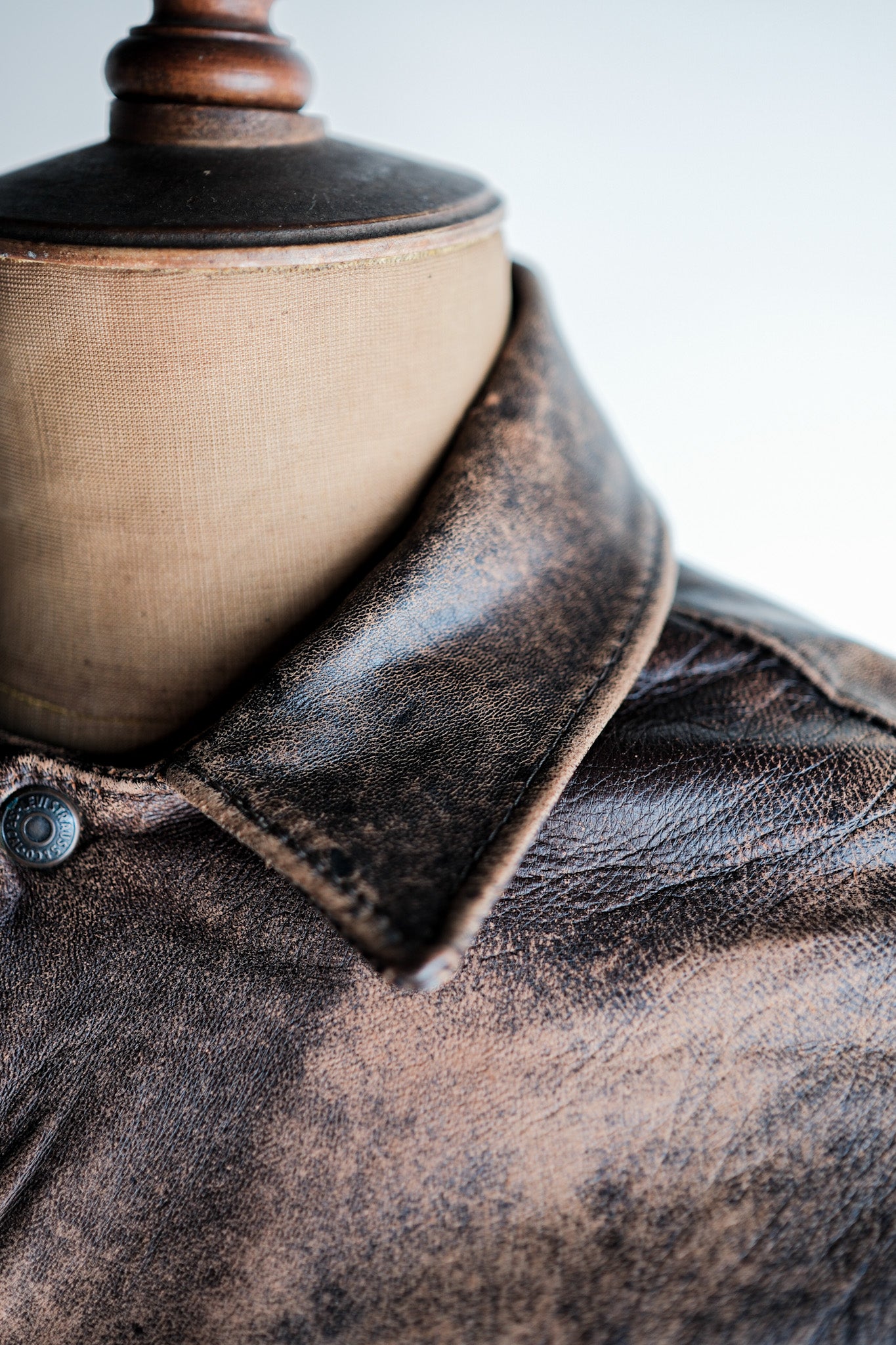 【~50’s】Vintage Levi’s Leather Jacket "Short Horn"
