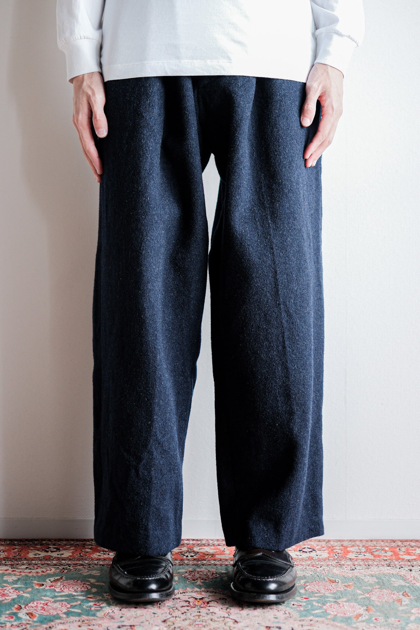 【~40's】French Army SSA Hospital Wool Trousers Size.1A